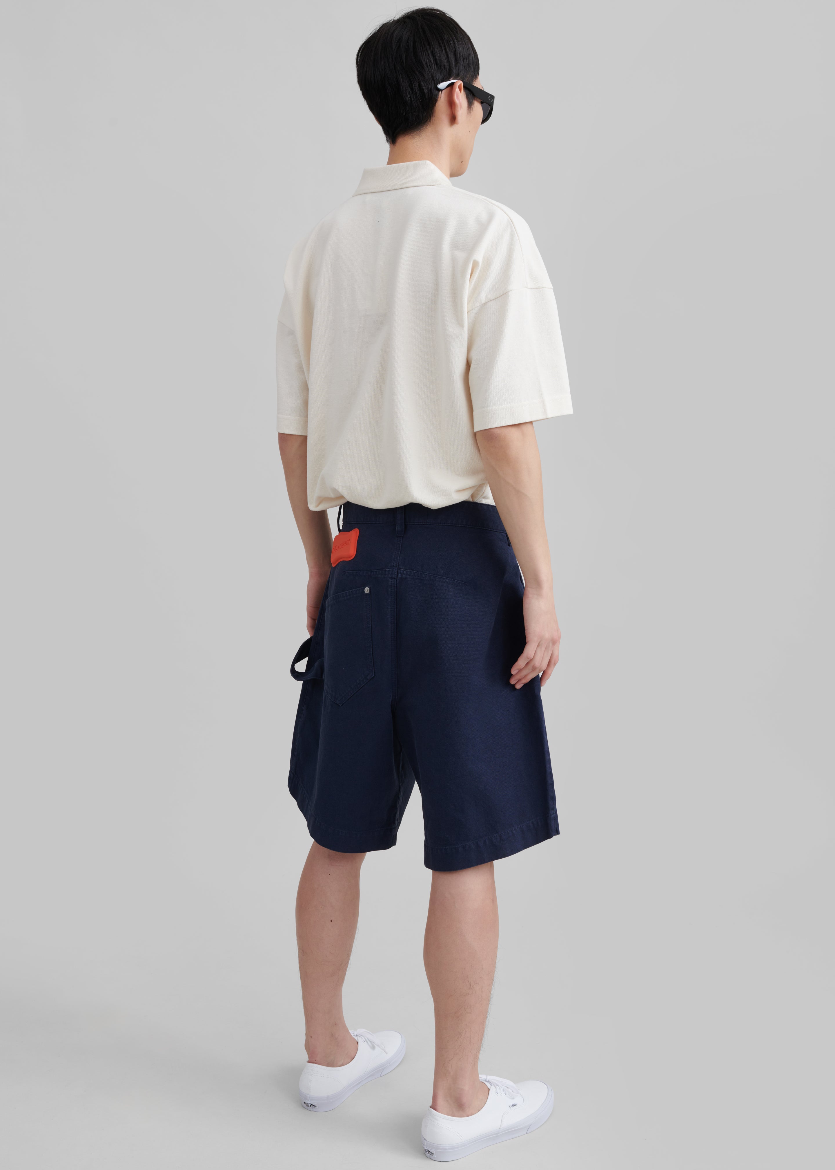 JW Anderson Twisted Shorts - Navy - 8