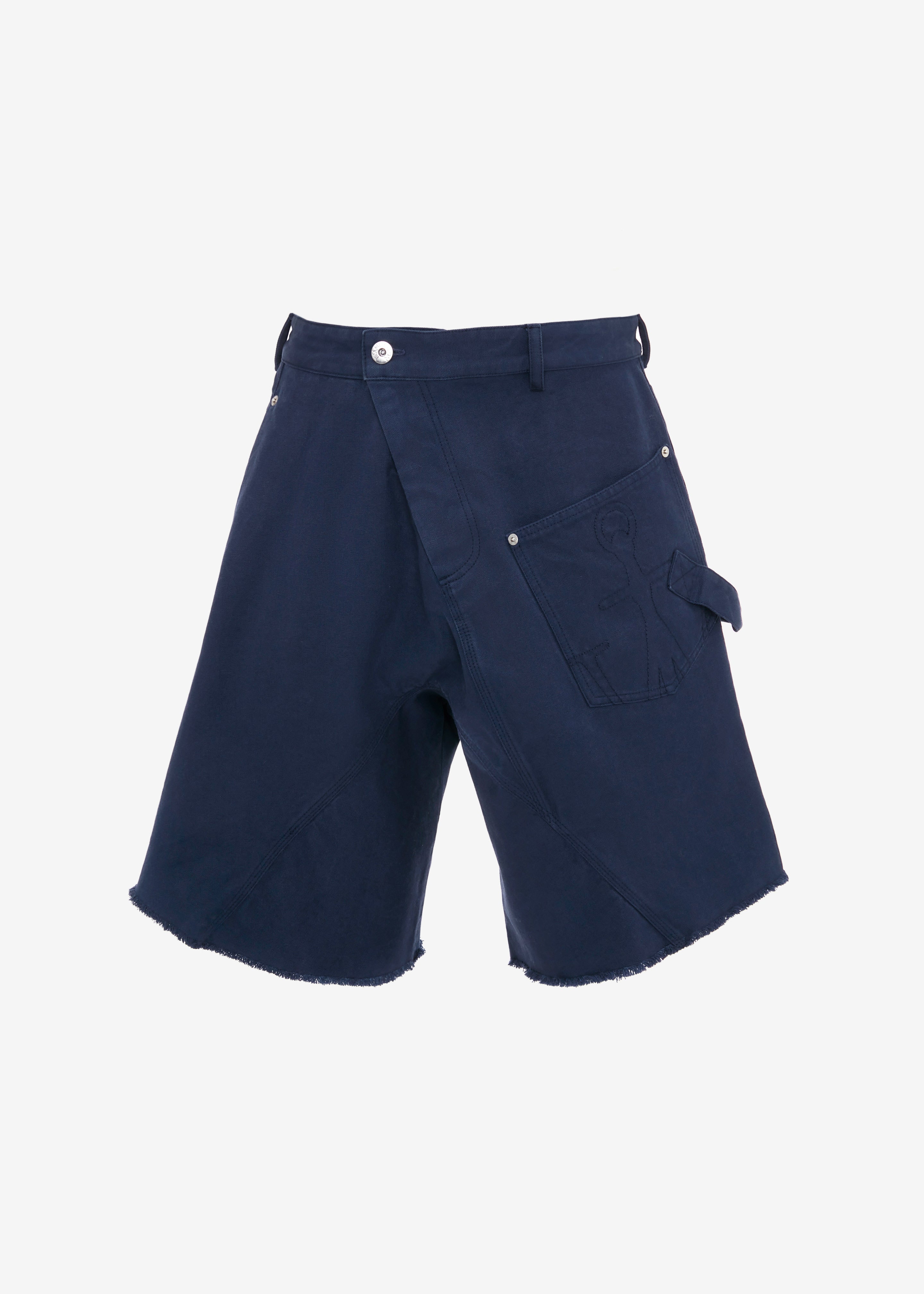JW Anderson Twisted Shorts - Navy - 9