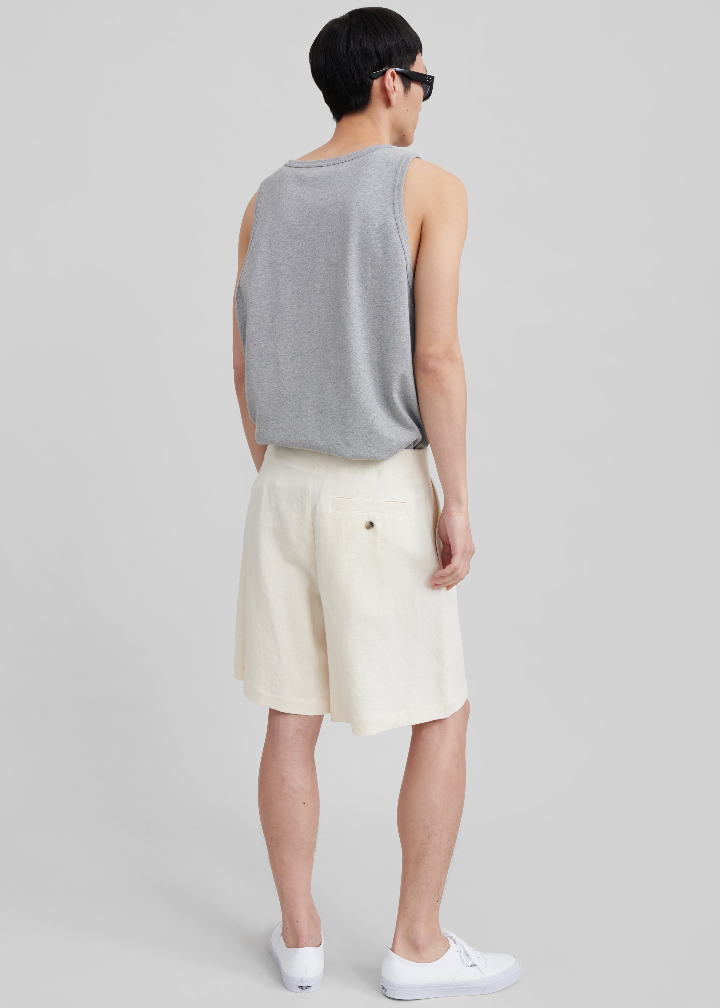 JW Anderson Wide Leg Shorts - Off White - 8