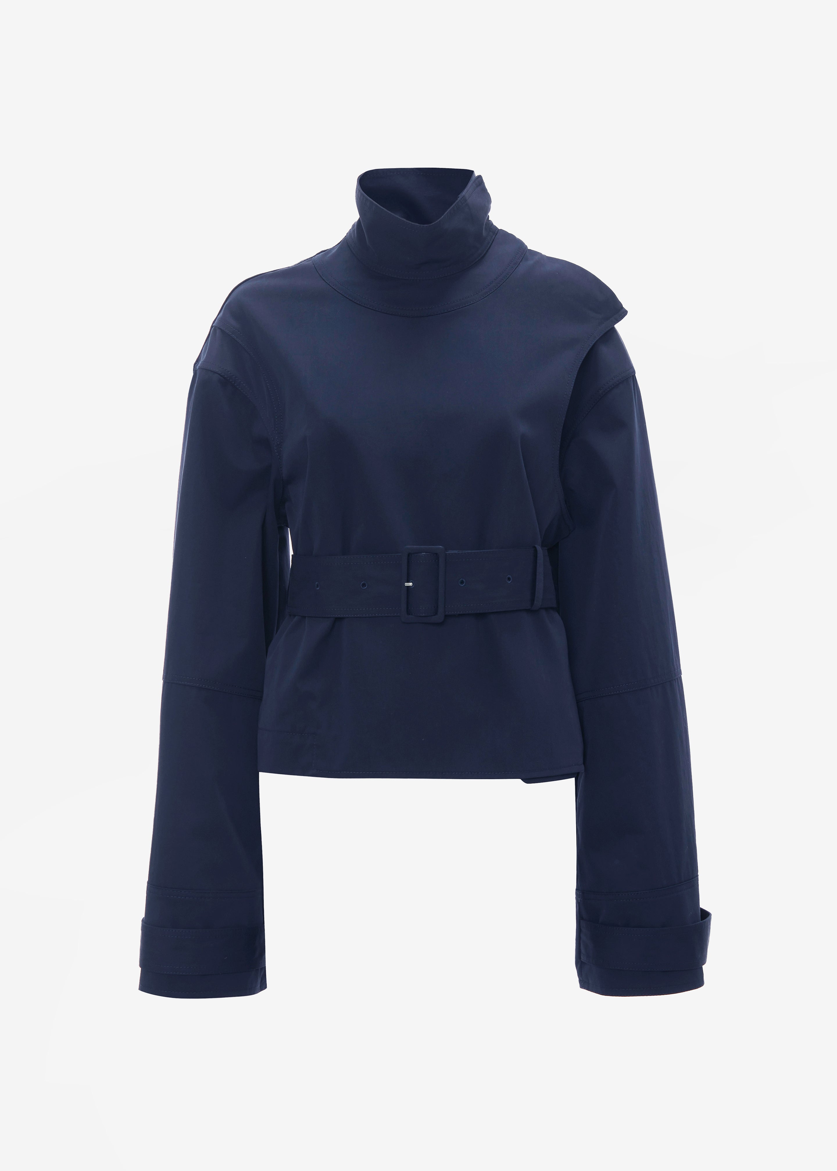 JW Anderson Wrap Trench Jacket - Navy – The Frankie Shop