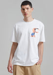 JW Anderson Profile Stud Chest Pocket T-Shirt - White