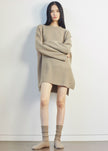 Kairon Cashmere Crewneck Sweater - Beige