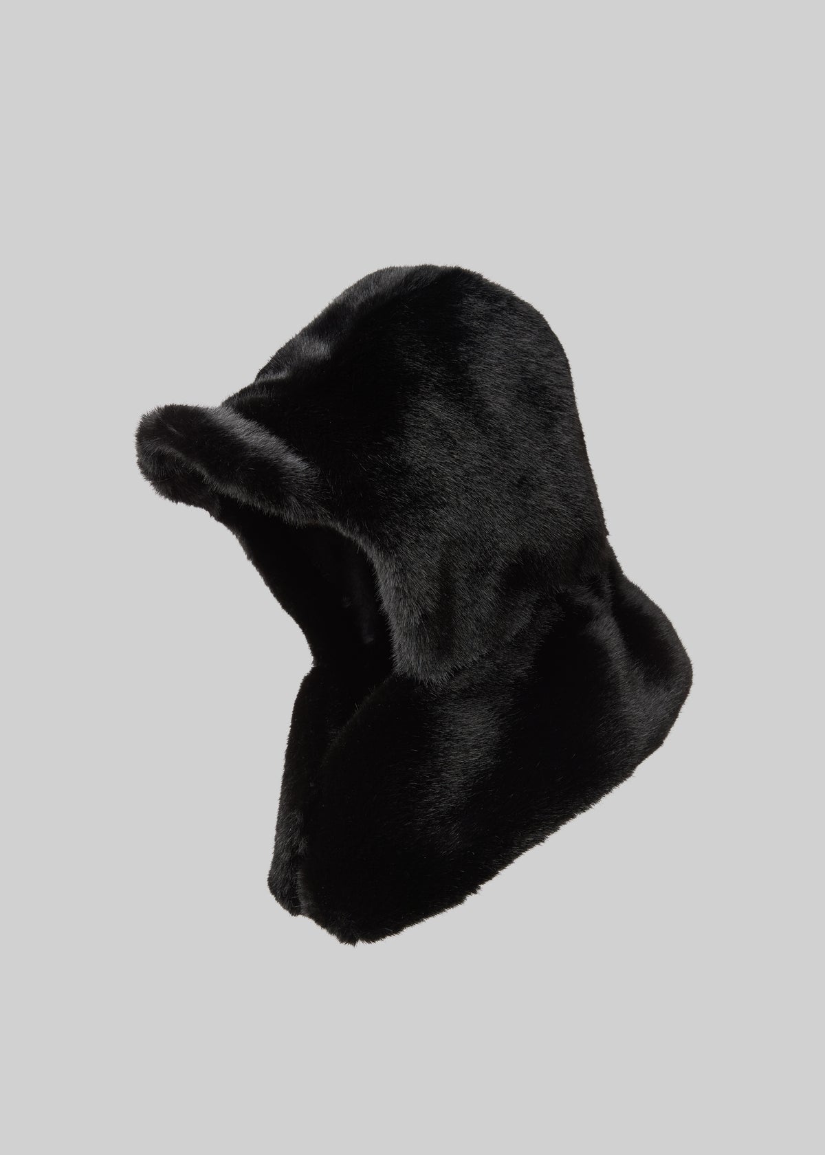 Kallio Faux Fur Hood - Black - 4