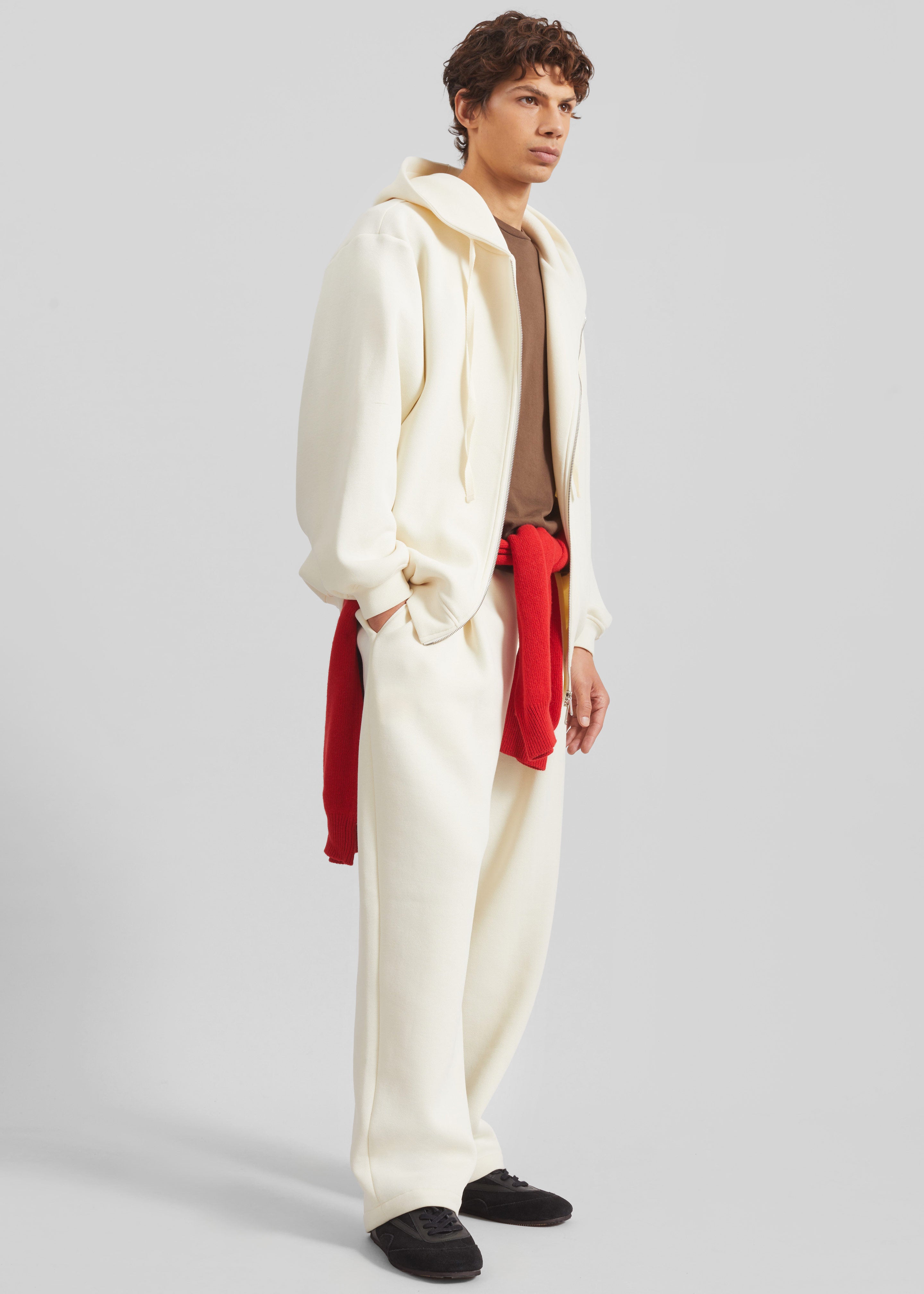 Kallmyr Zip-Up Hoodie - Ivory – The Frankie Shop