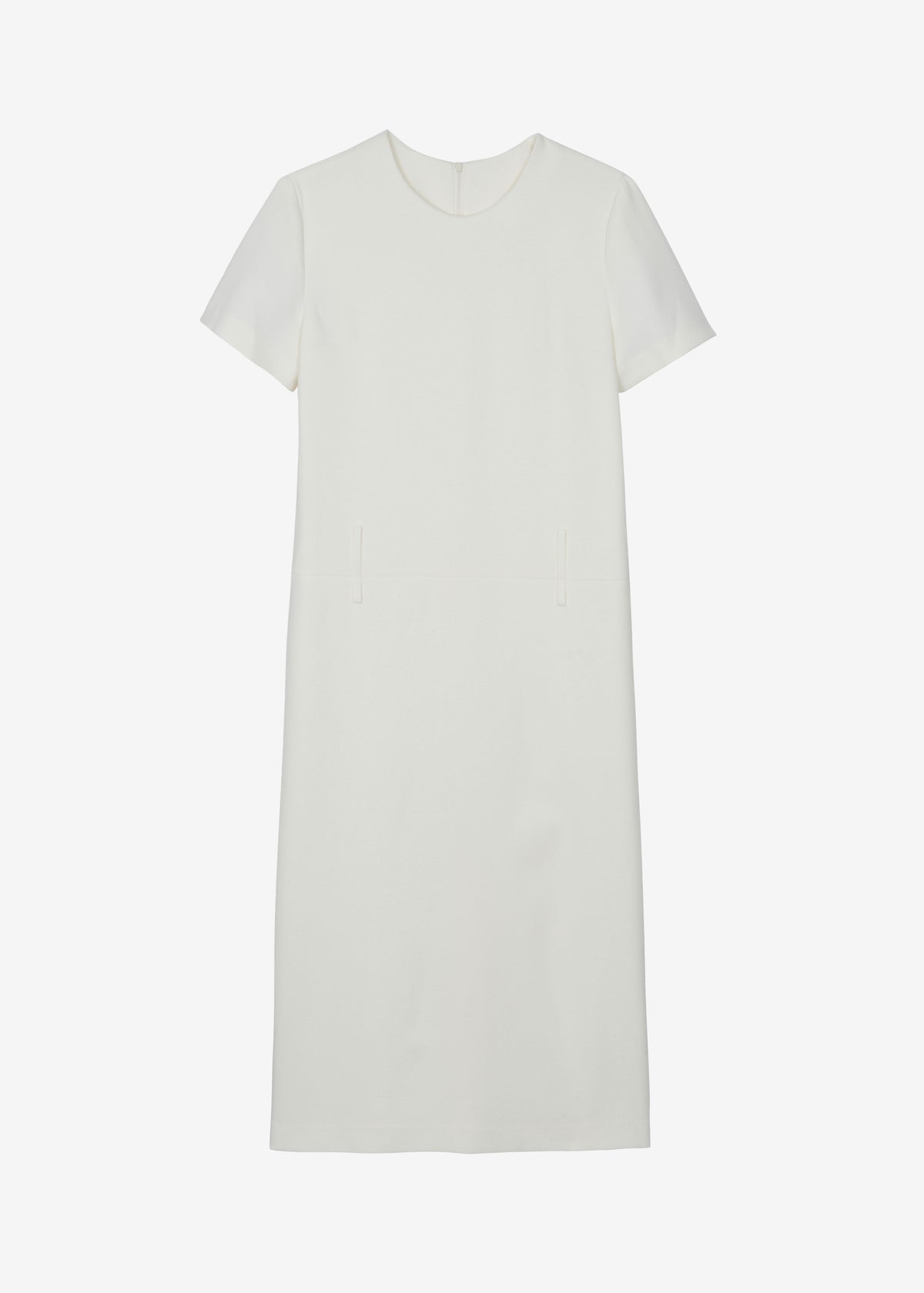 Kaniva Double Belt Loop Midi Dress - Ivory - 6