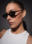 Karen Wazen Carolyn Sunglasses - Black