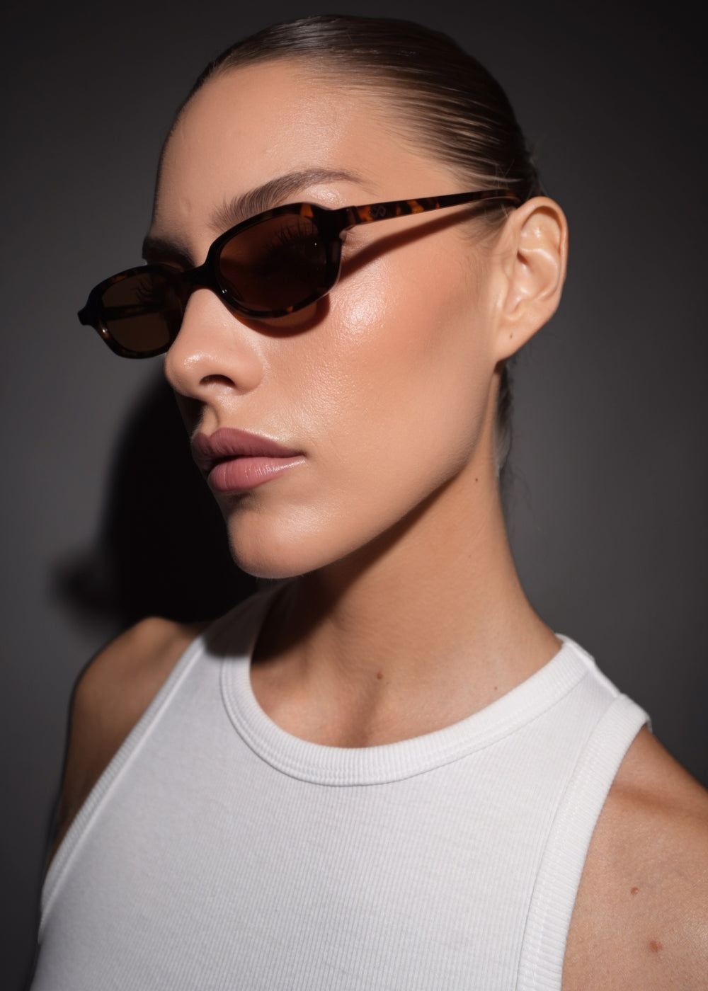 Karen Wazen Carolyn Sunglasses - Tortoise - 1