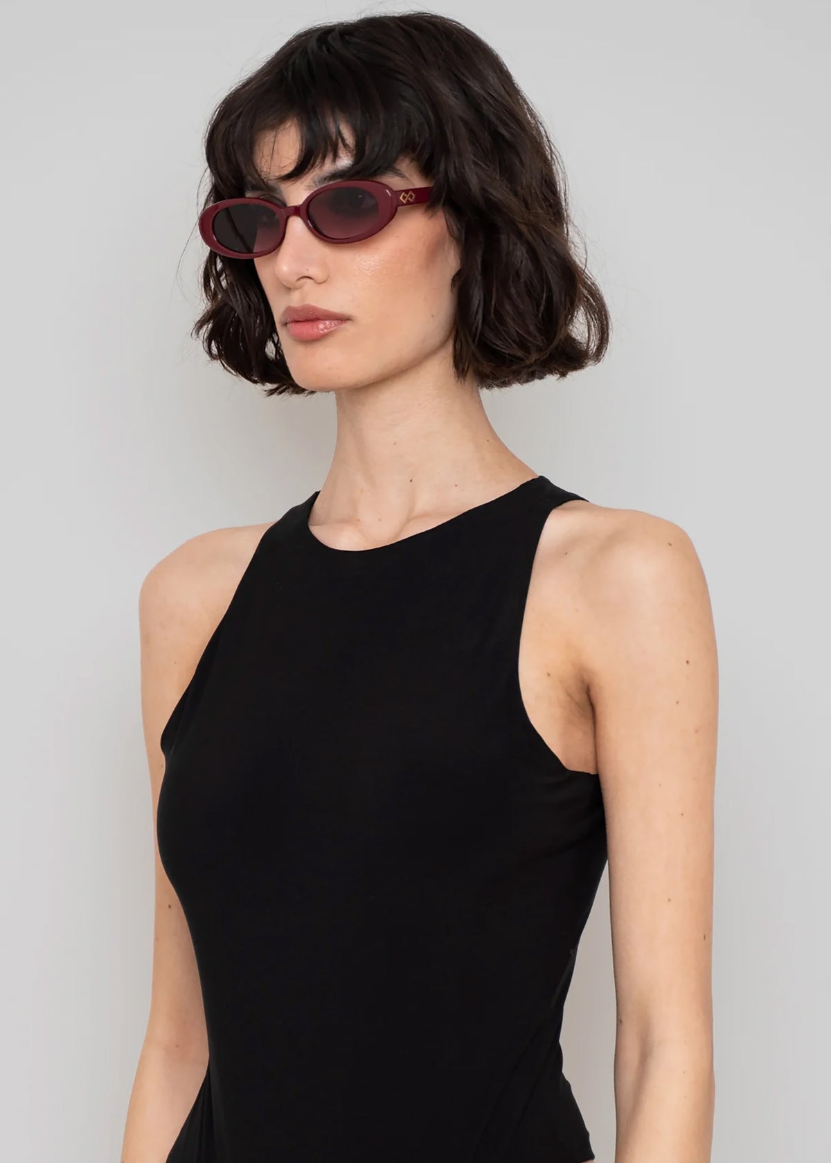 Karen Wazen Olivia Sunglasses - Burgundy