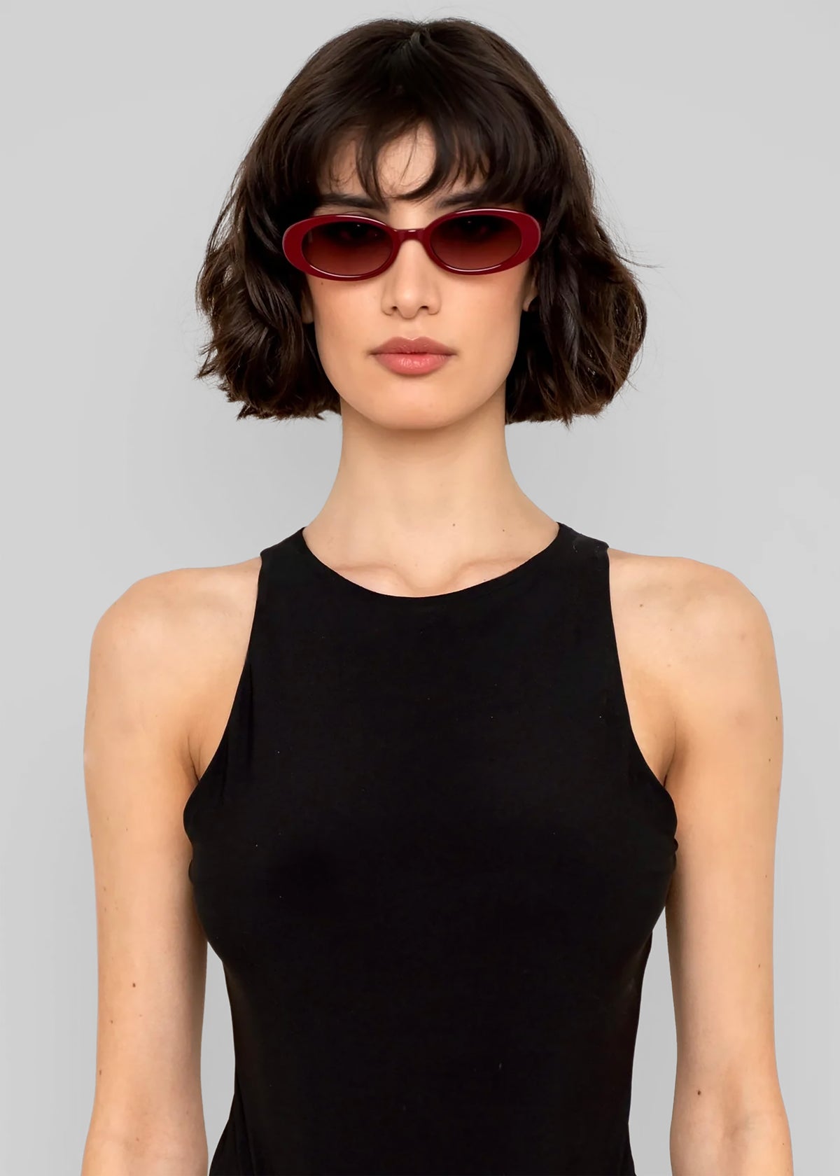 Karen Wazen Olivia Sunglasses - Burgundy