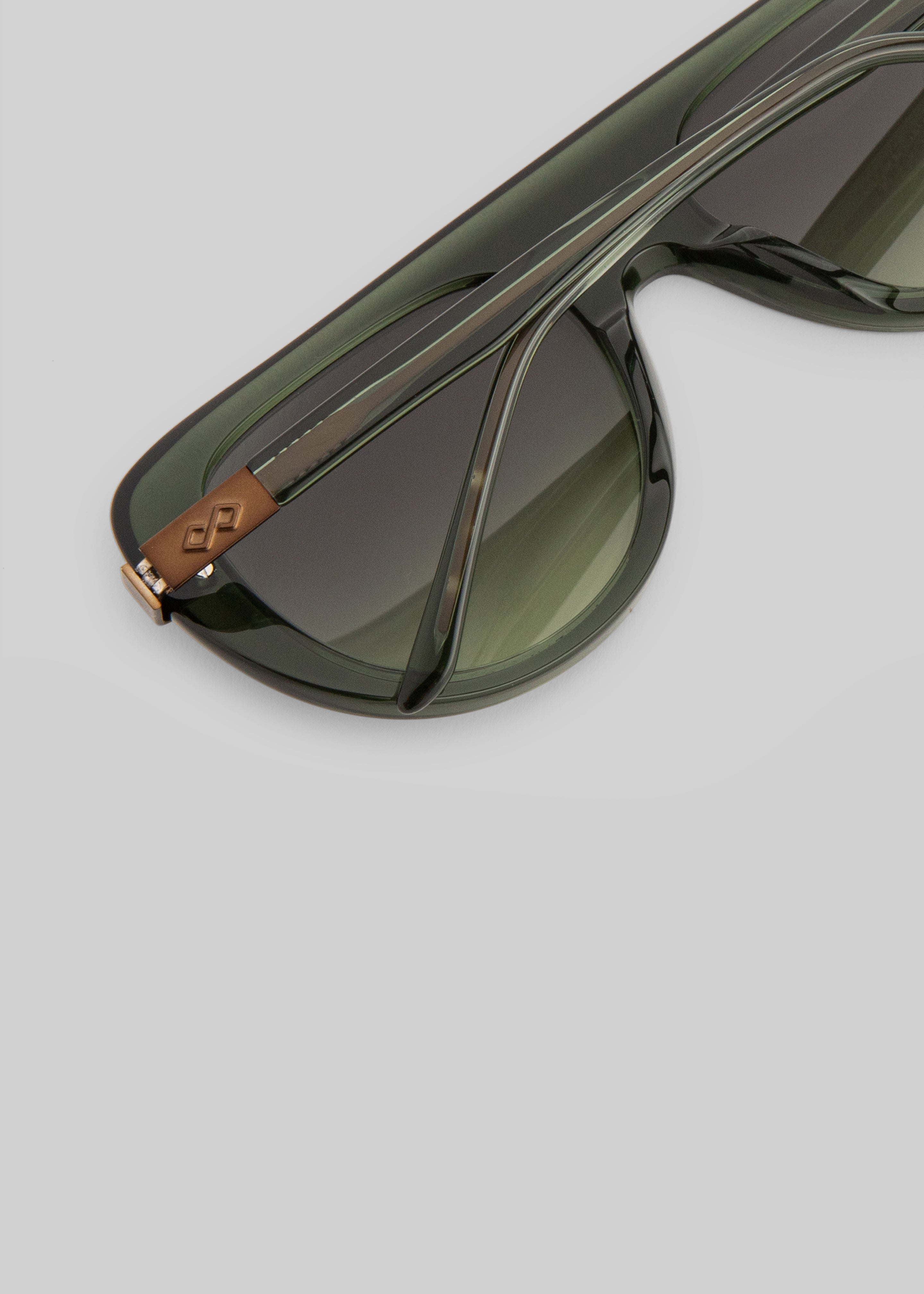 Karen Wazen Sol Sunglasses - Olive - 3