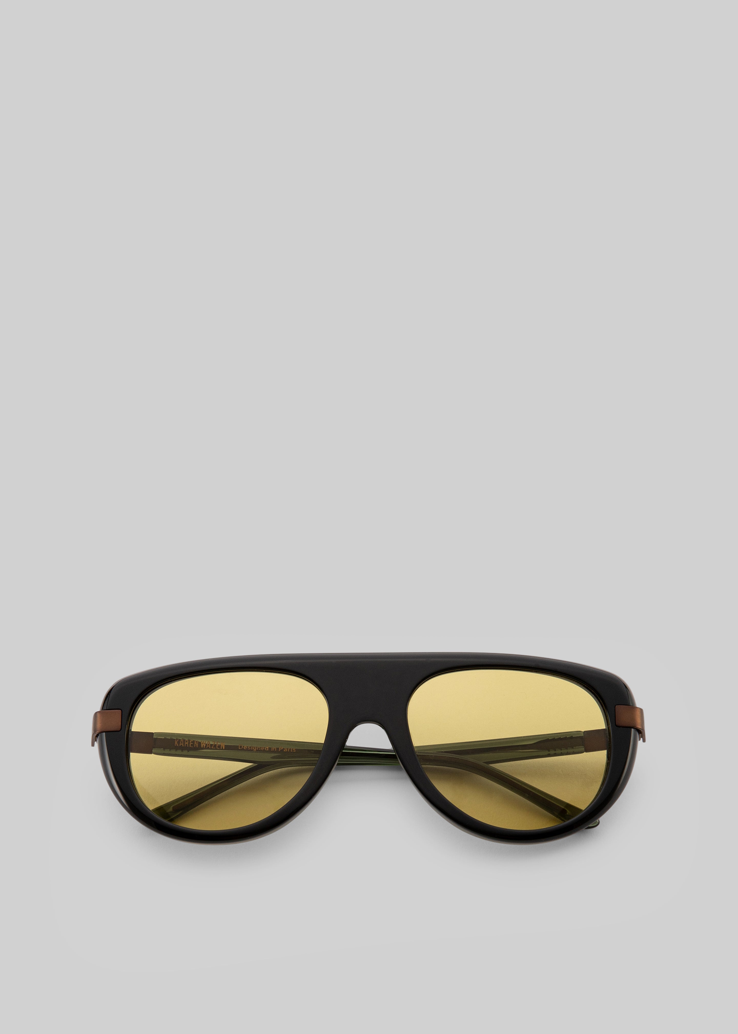 Karen Wazen Sol Sunglasses - Yellow - 6