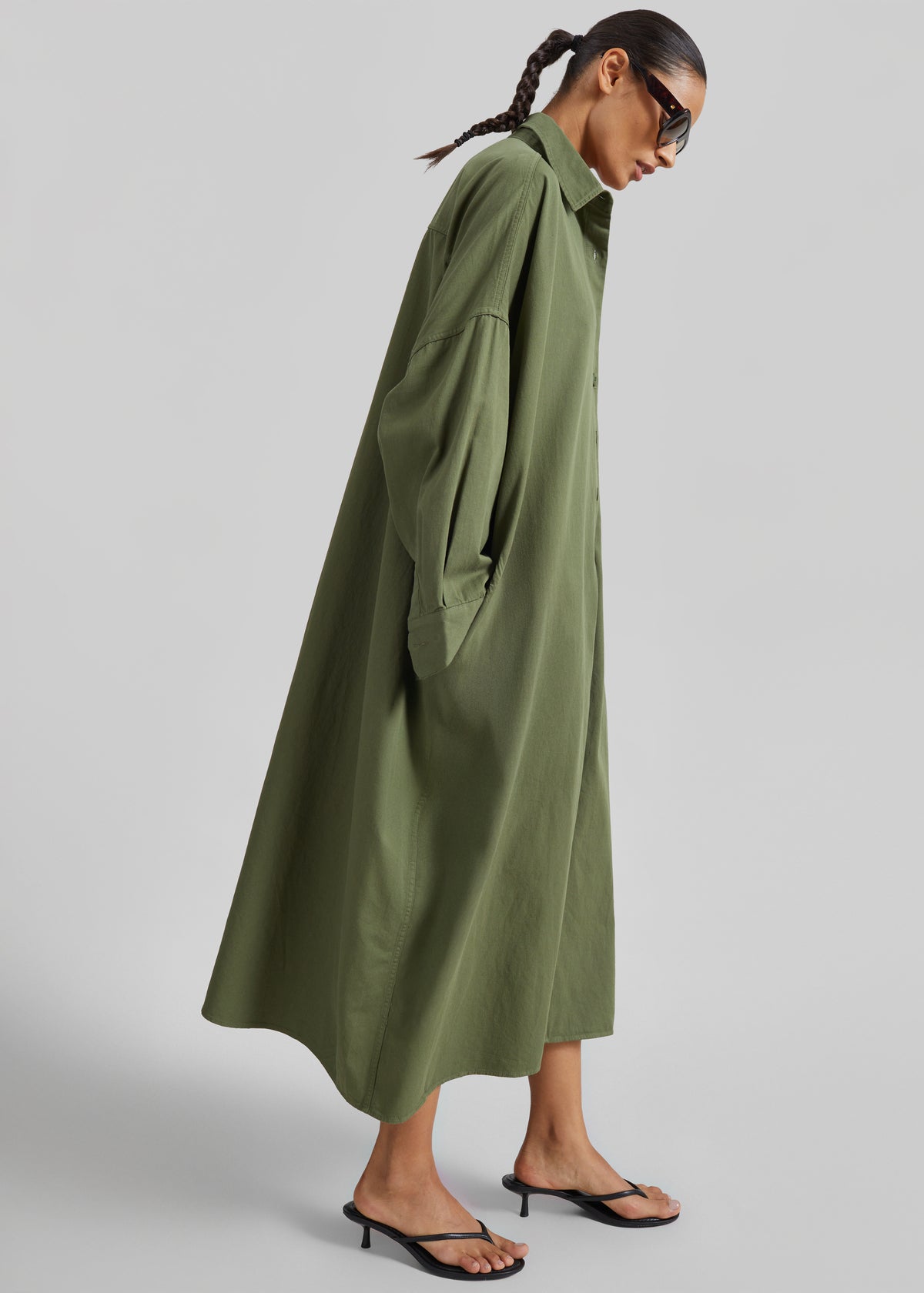 Kason Oversized Shirt Dress