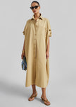 Kason Oversized Shirt Dress - Sahara