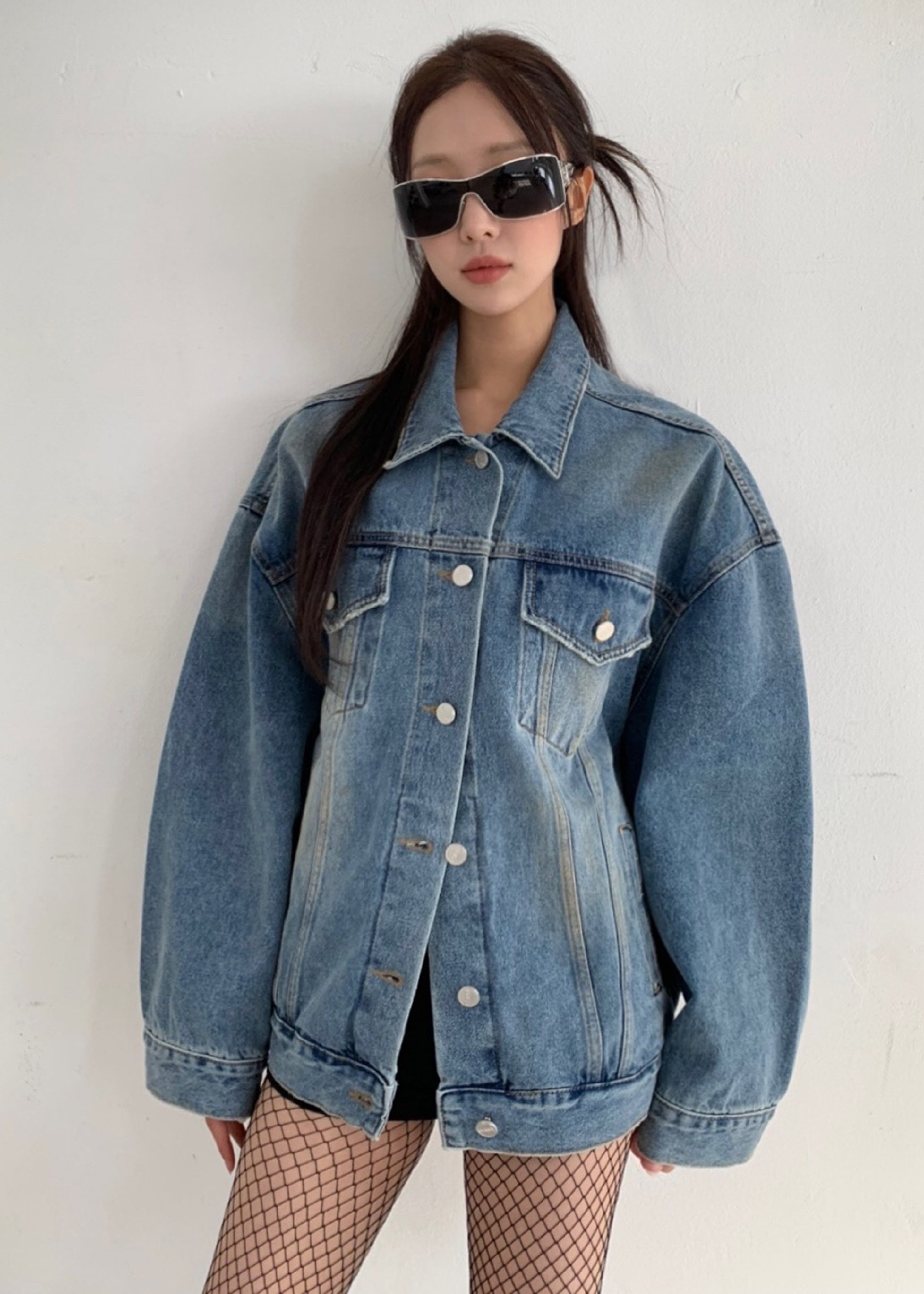 Katell Denim Jacket - Worn Wash - 3