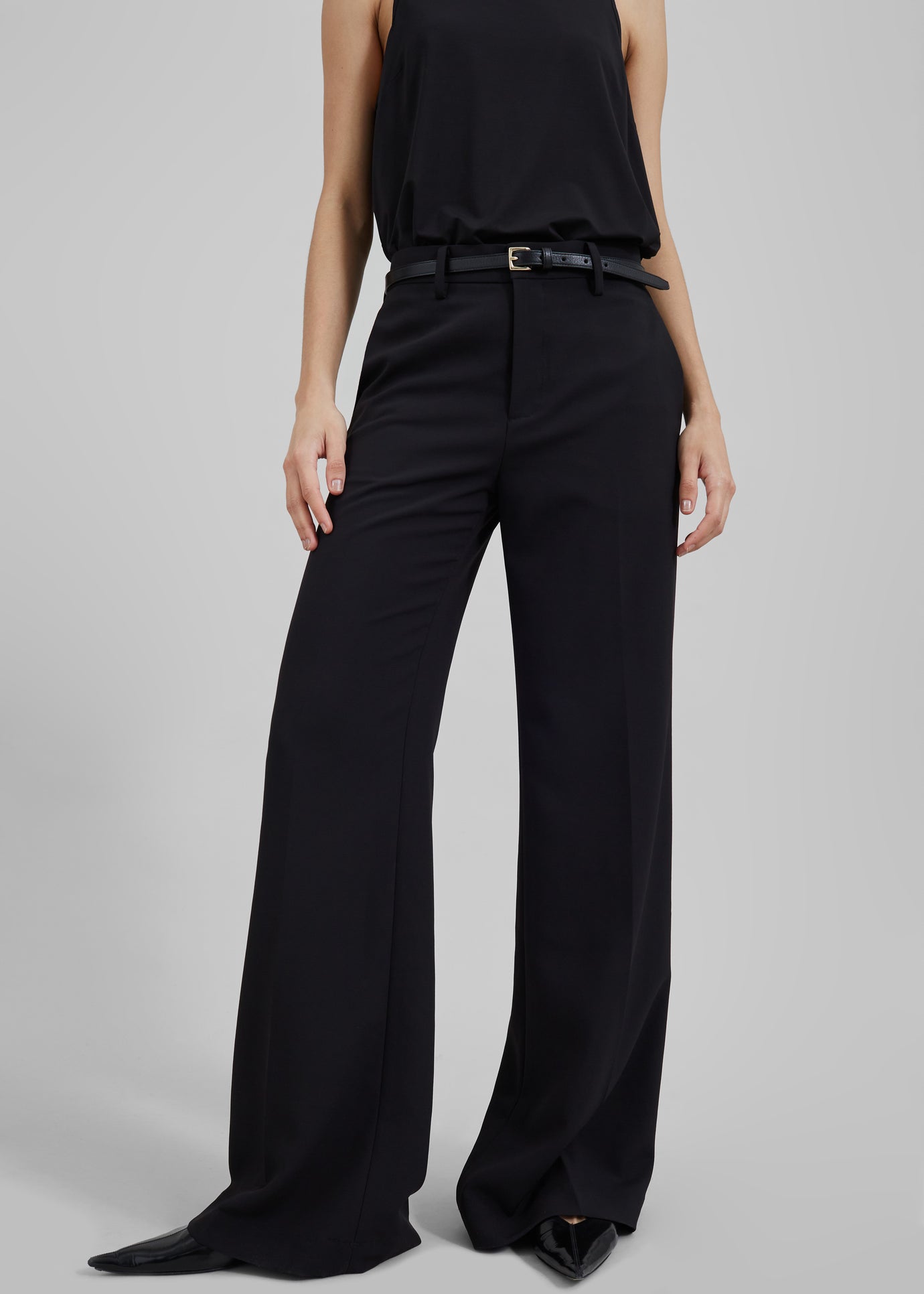 Katie Flared Pants - Black - 1