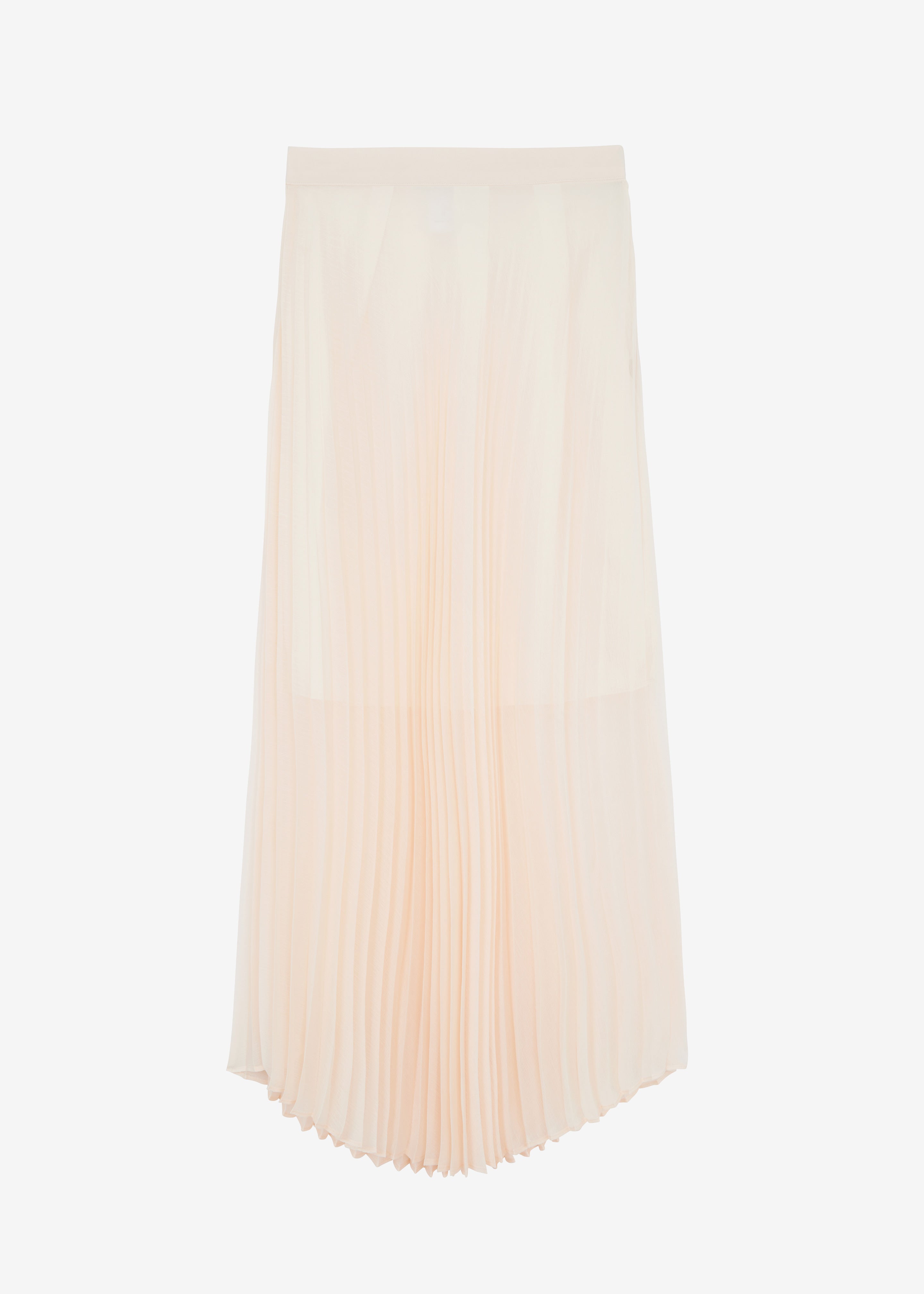 Beige pleated orders maxi skirt