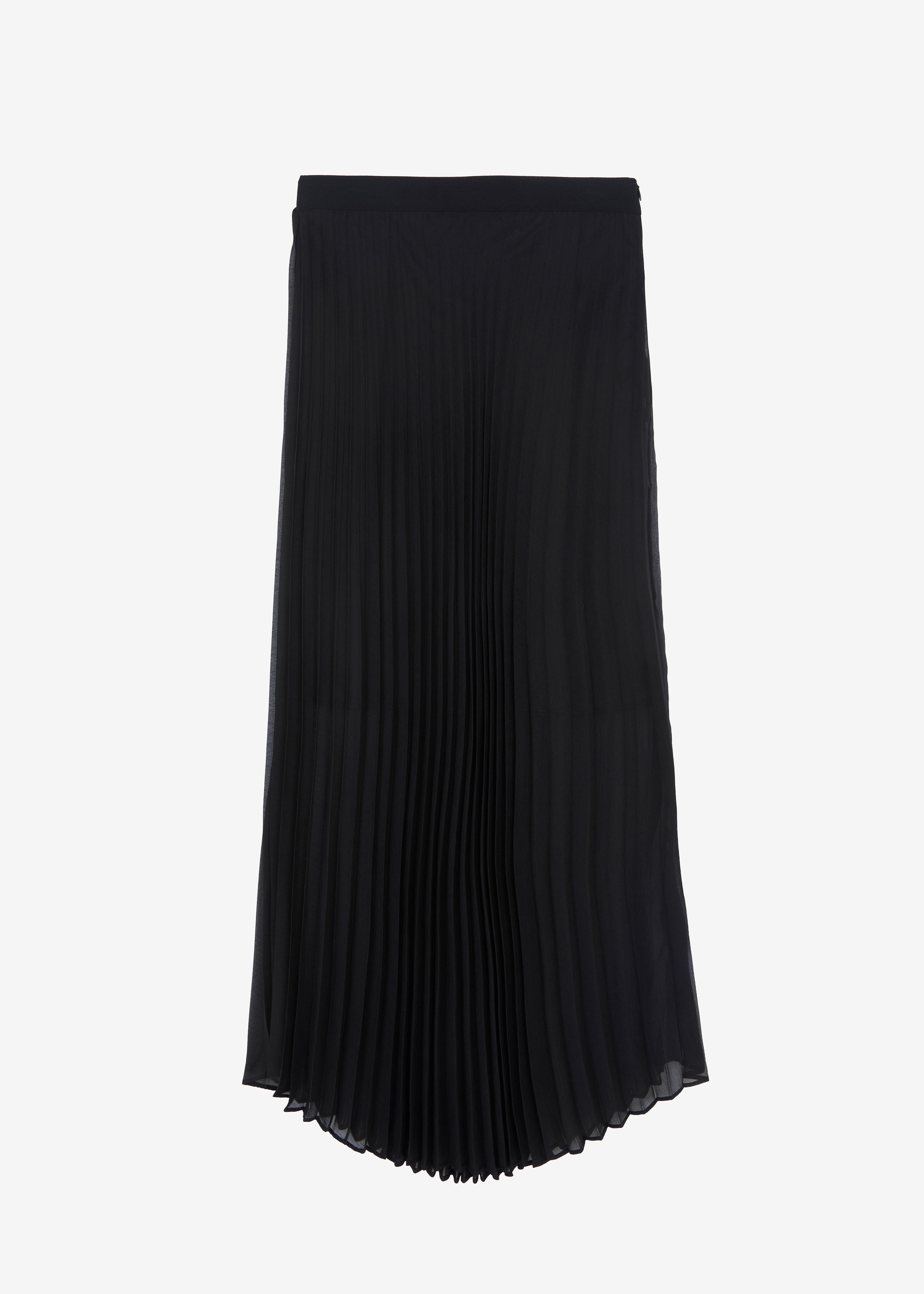Kaya Pleated Maxi Skirt - Black - 10