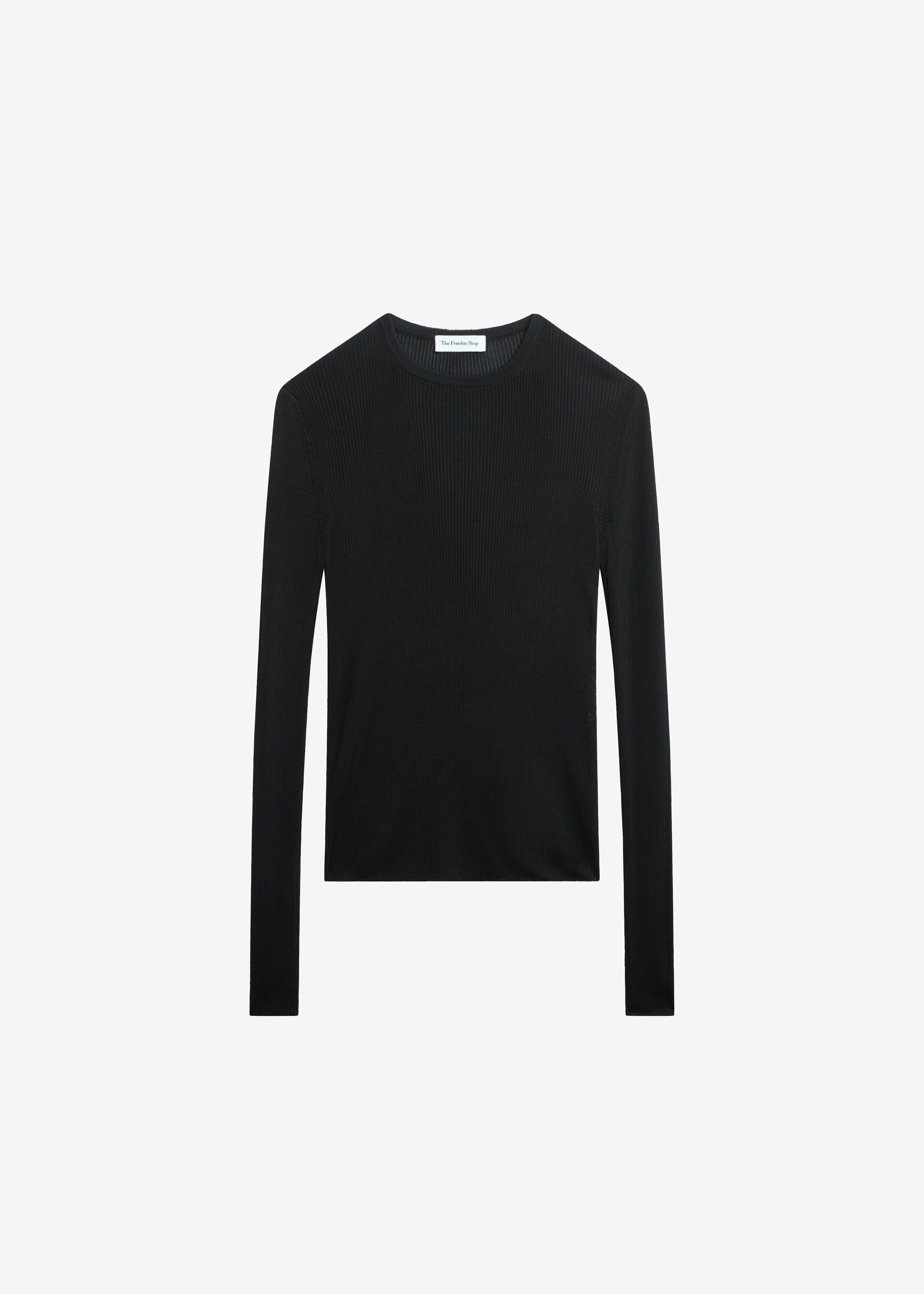 Kazel Thin Knit Top - Black – The Frankie Shop