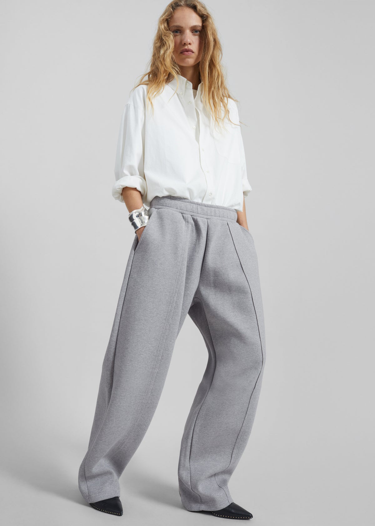 Keane Tapered Sweatpants - Grey - 2