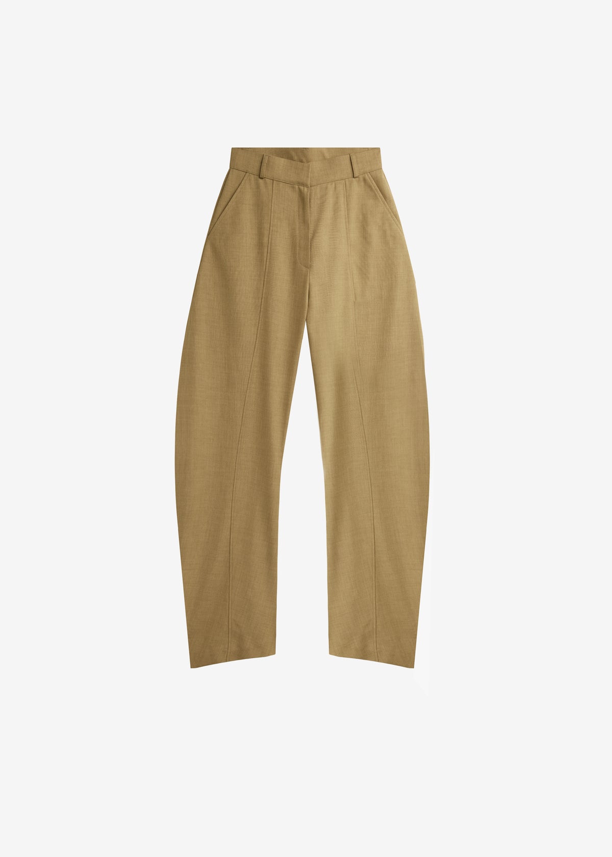 Keasden Barrel Leg Trousers - Camel - 8