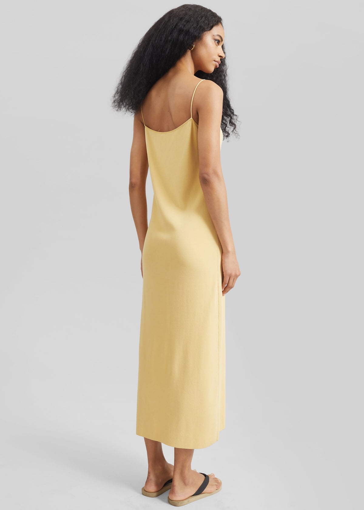 Keira Knit Midi Dress - Yellow - 6