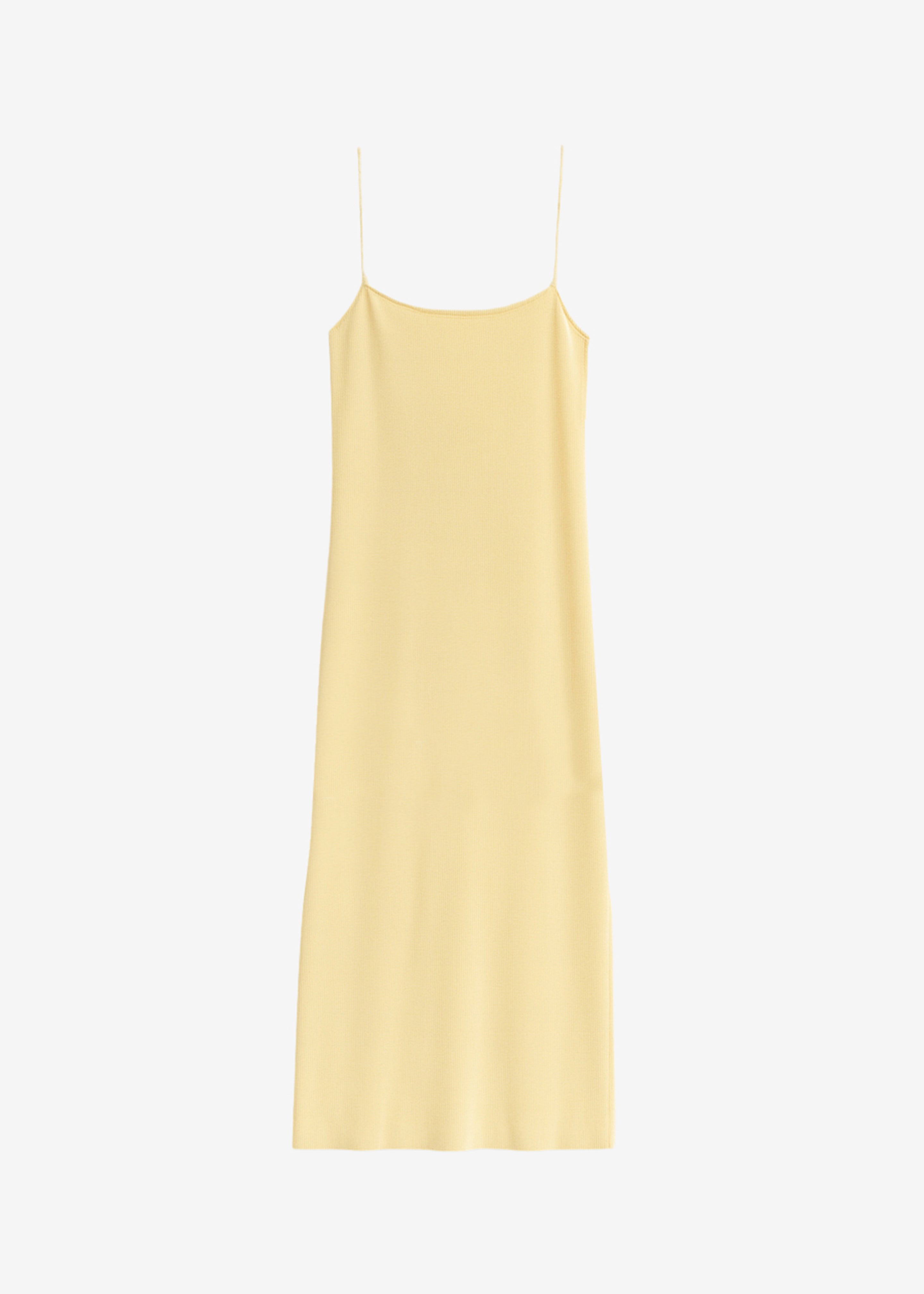 Keira Knit Midi Dress - Yellow - 7