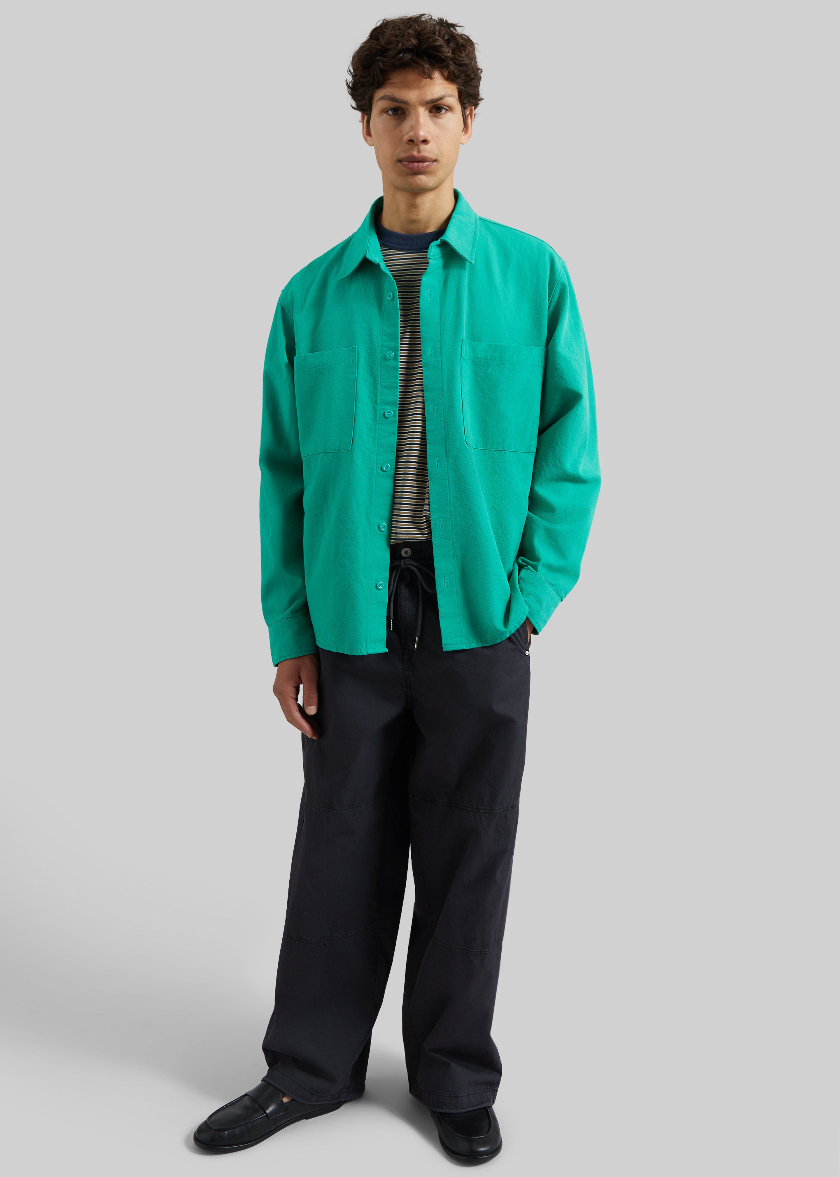 Keller Cotton Shirt - Green - 2