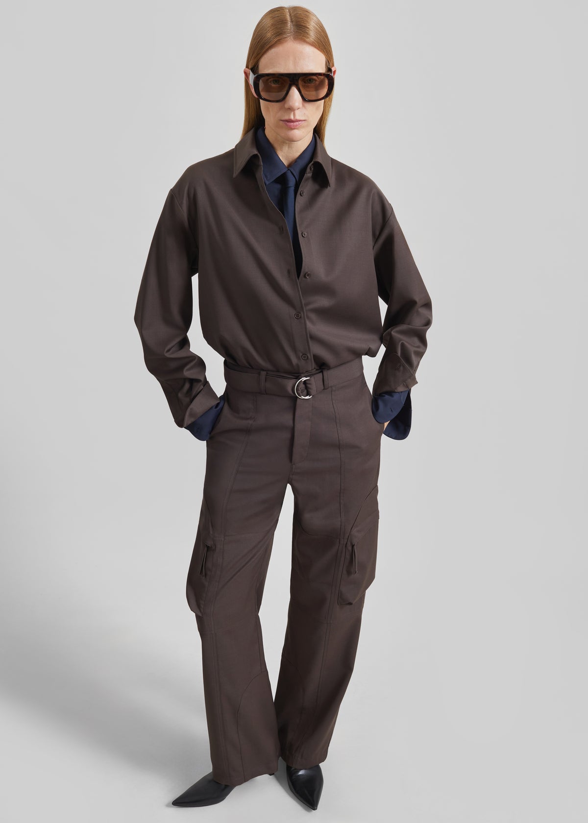 Kelly Cargo Pants - Brown - 1