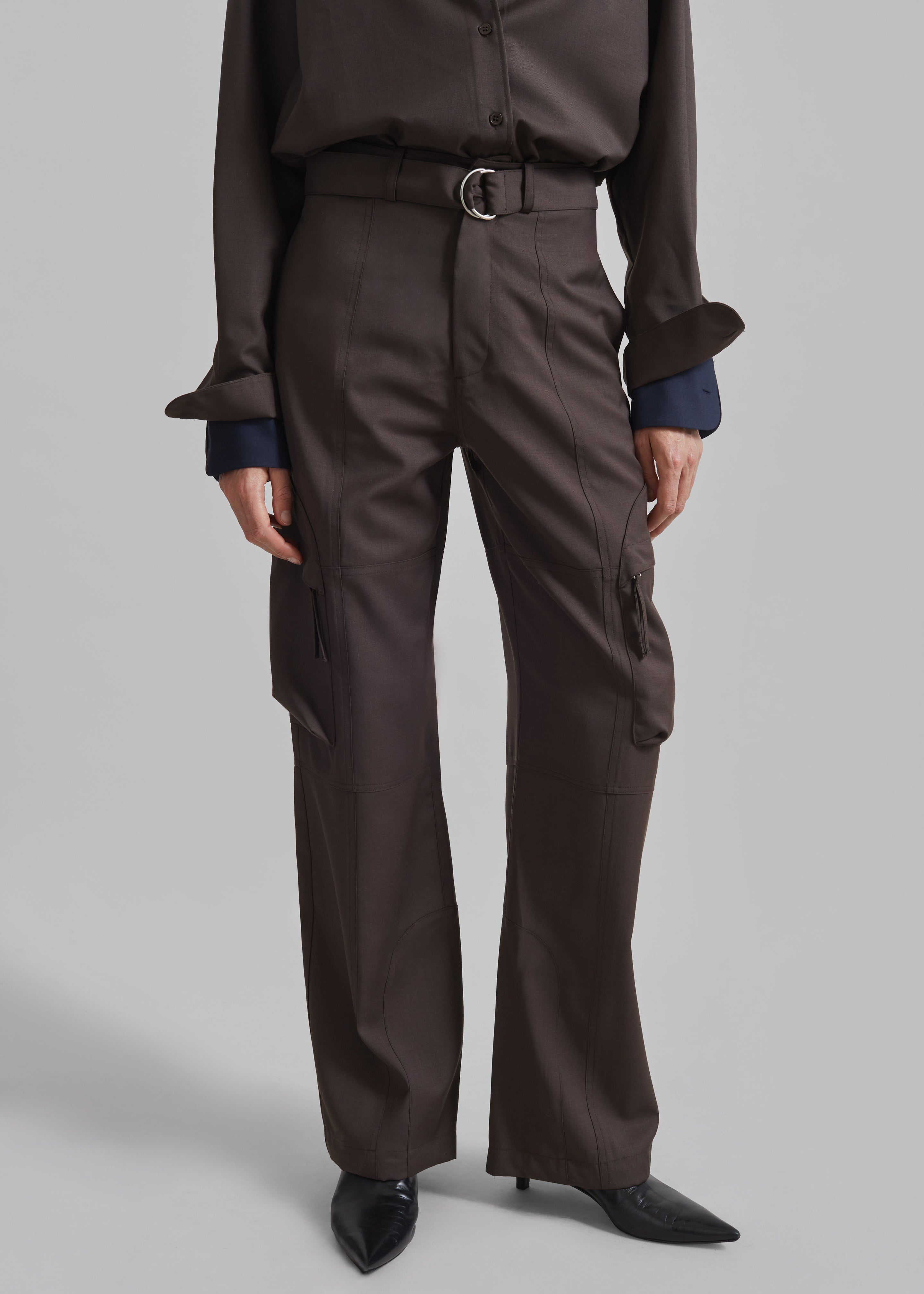 Kelly Cargo Pants - Brown - 3