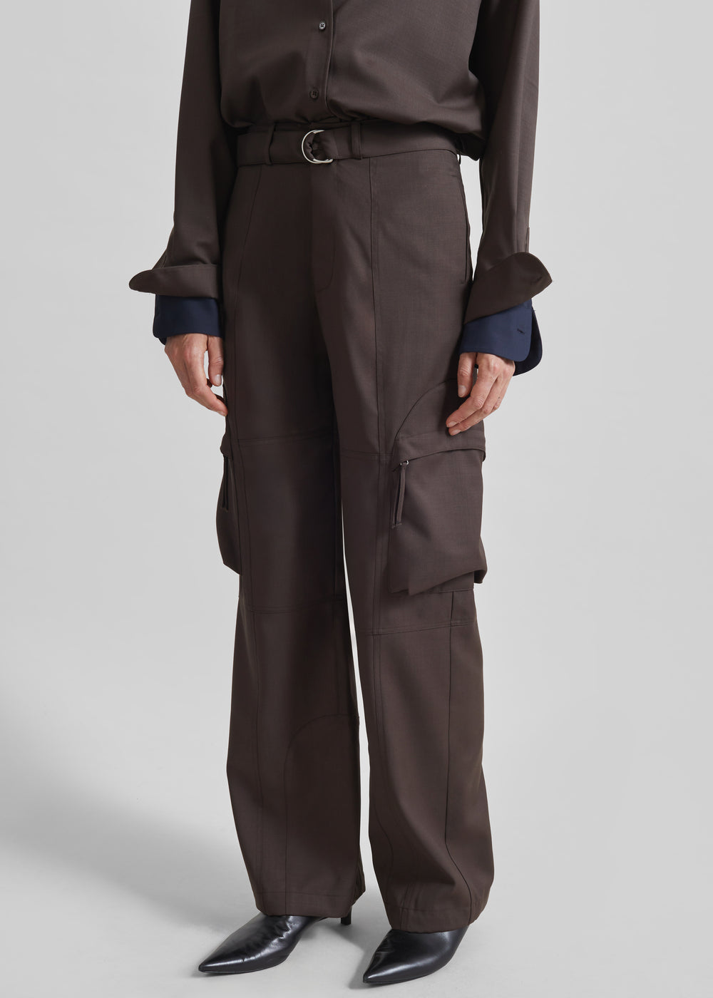 Kelly Cargo Pants - Brown - 1