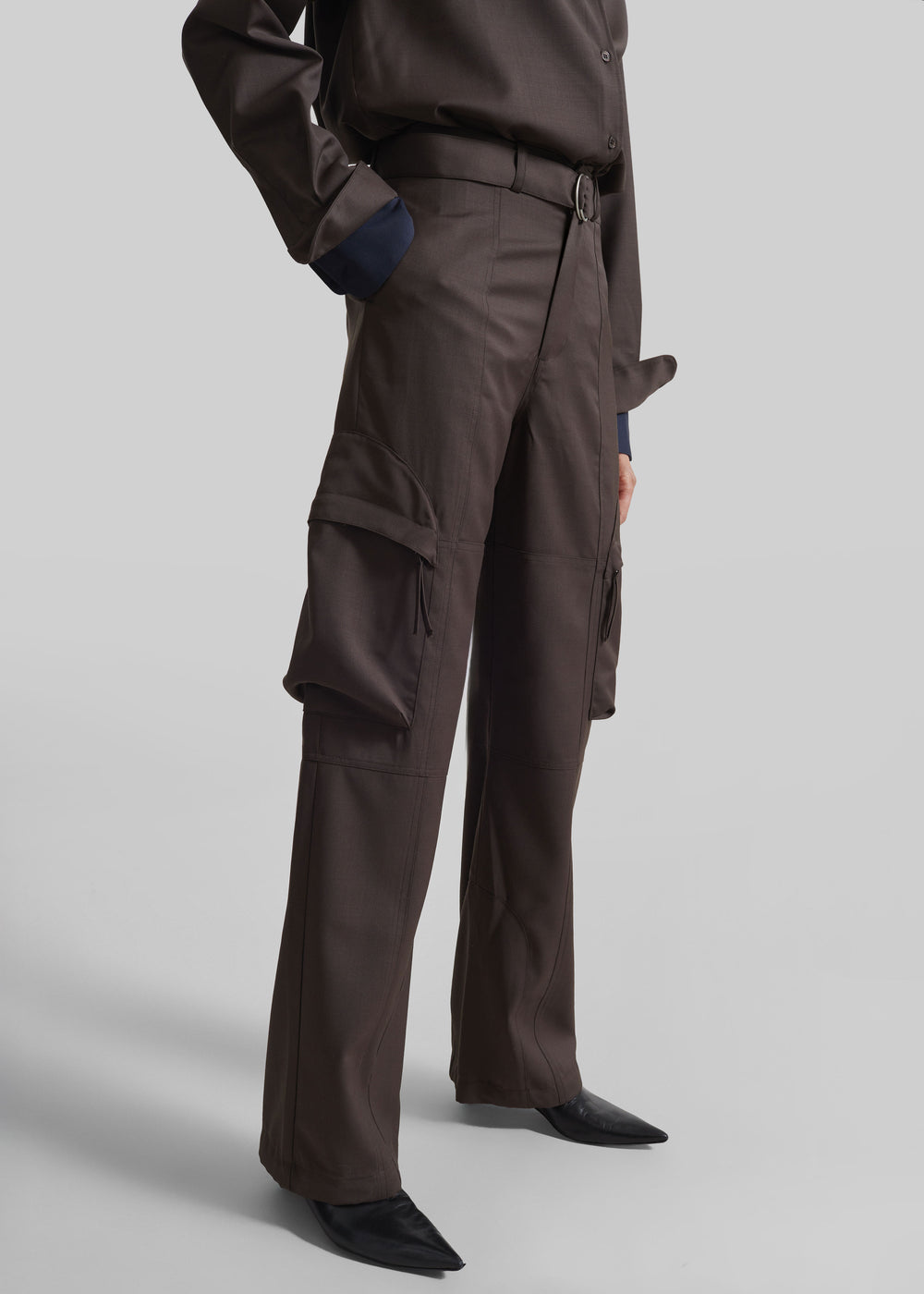 Kelly Cargo Pants - Brown - 1