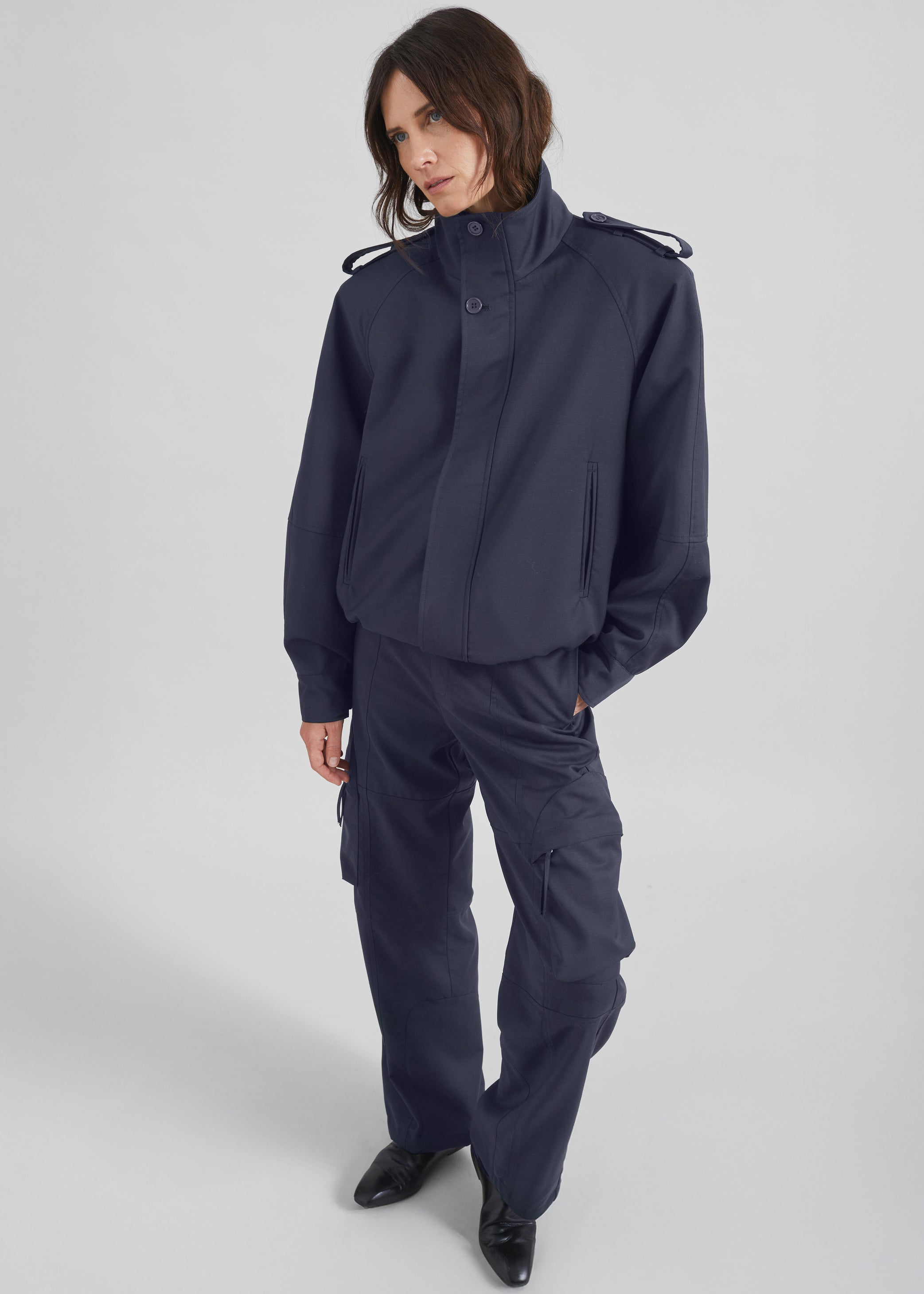 Shop the look image for Kelly Cargo Pants - Navy