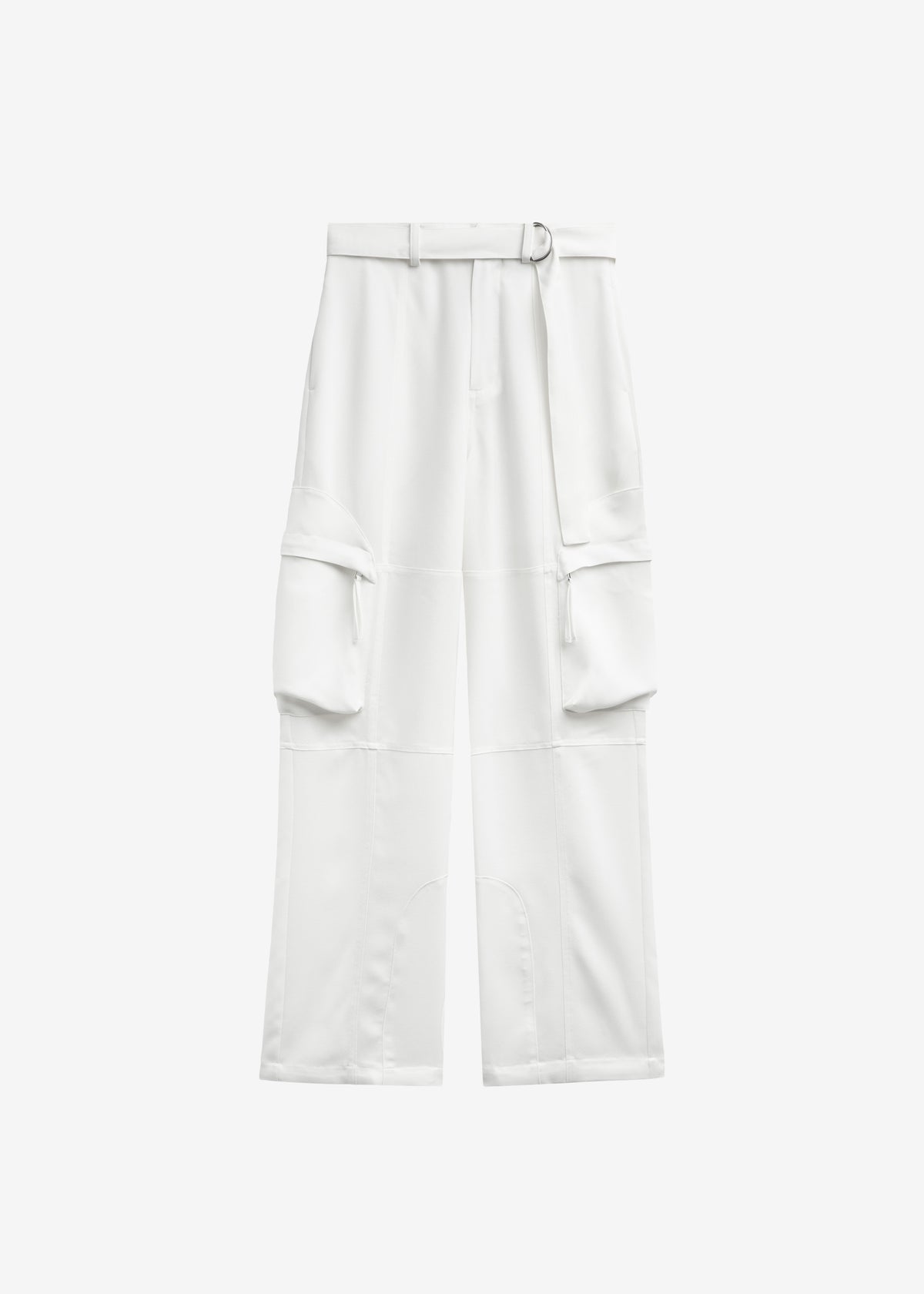 Kelly Fluid Cargo Pants - White - 9