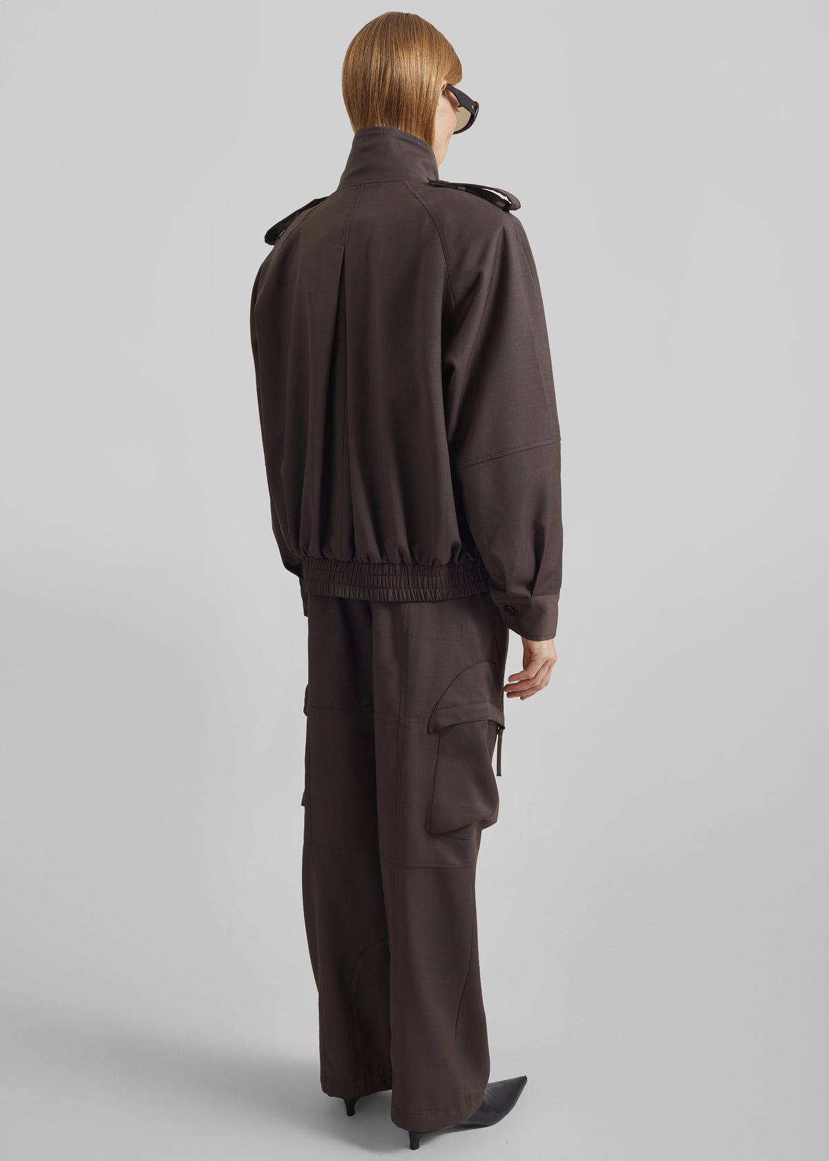 Kelly Padded Blouson - Brown - 6