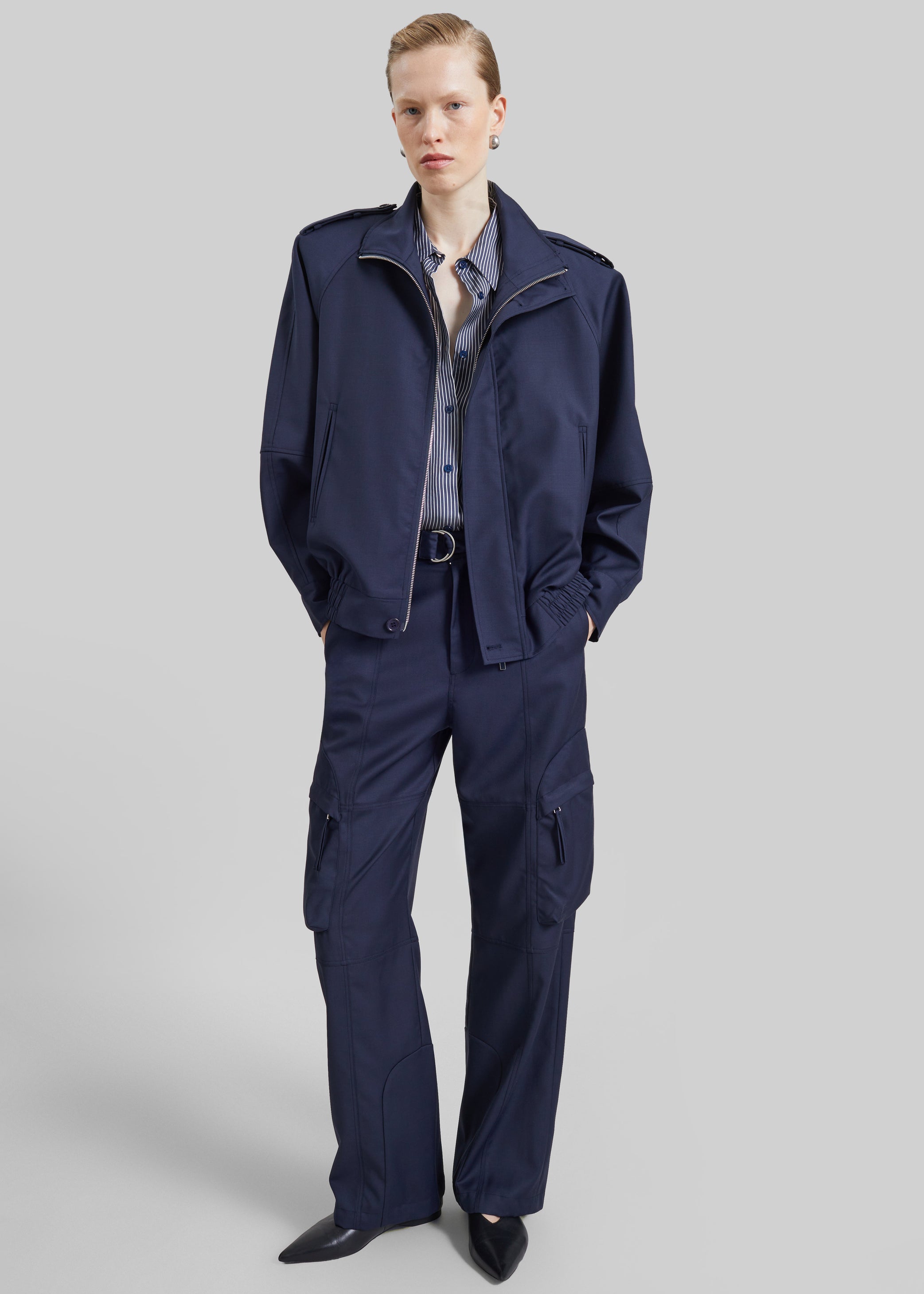 Shop the look image for Kelly Padded Blouson - Navy
