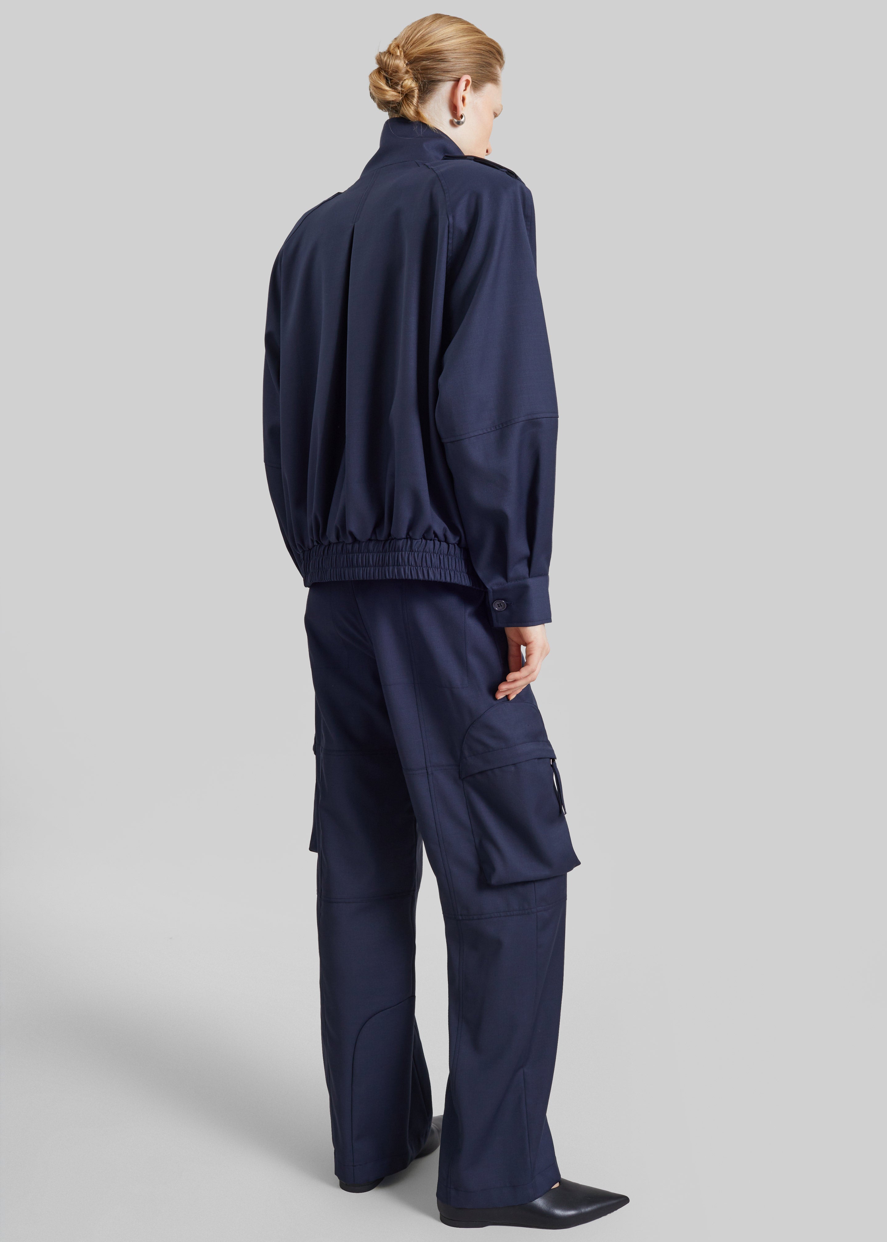 Kelly Padded Blouson - Navy - 8