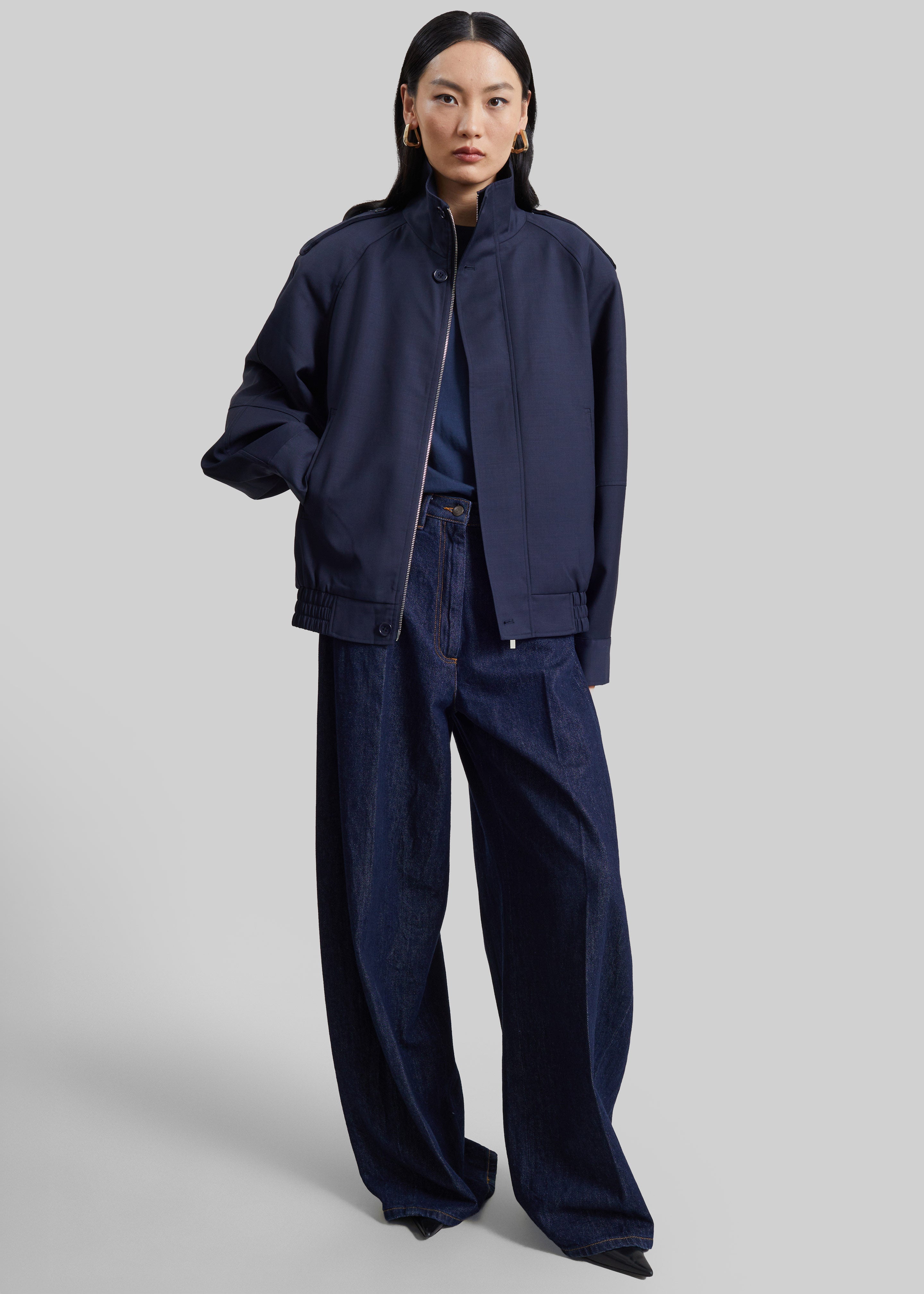 Kelly Padded Blouson - Navy - 6