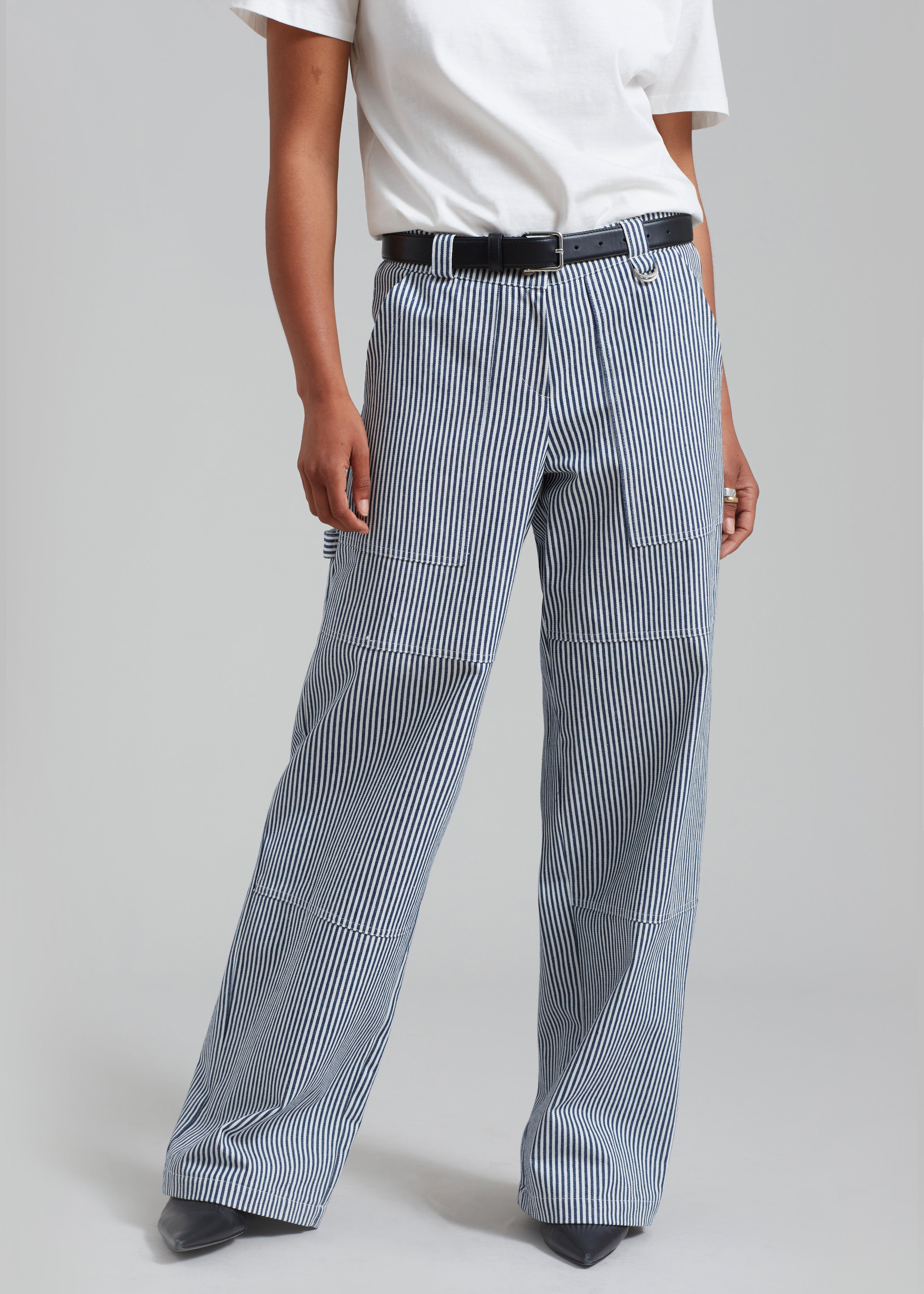 Kendall Pants - Blue Stripe - 2