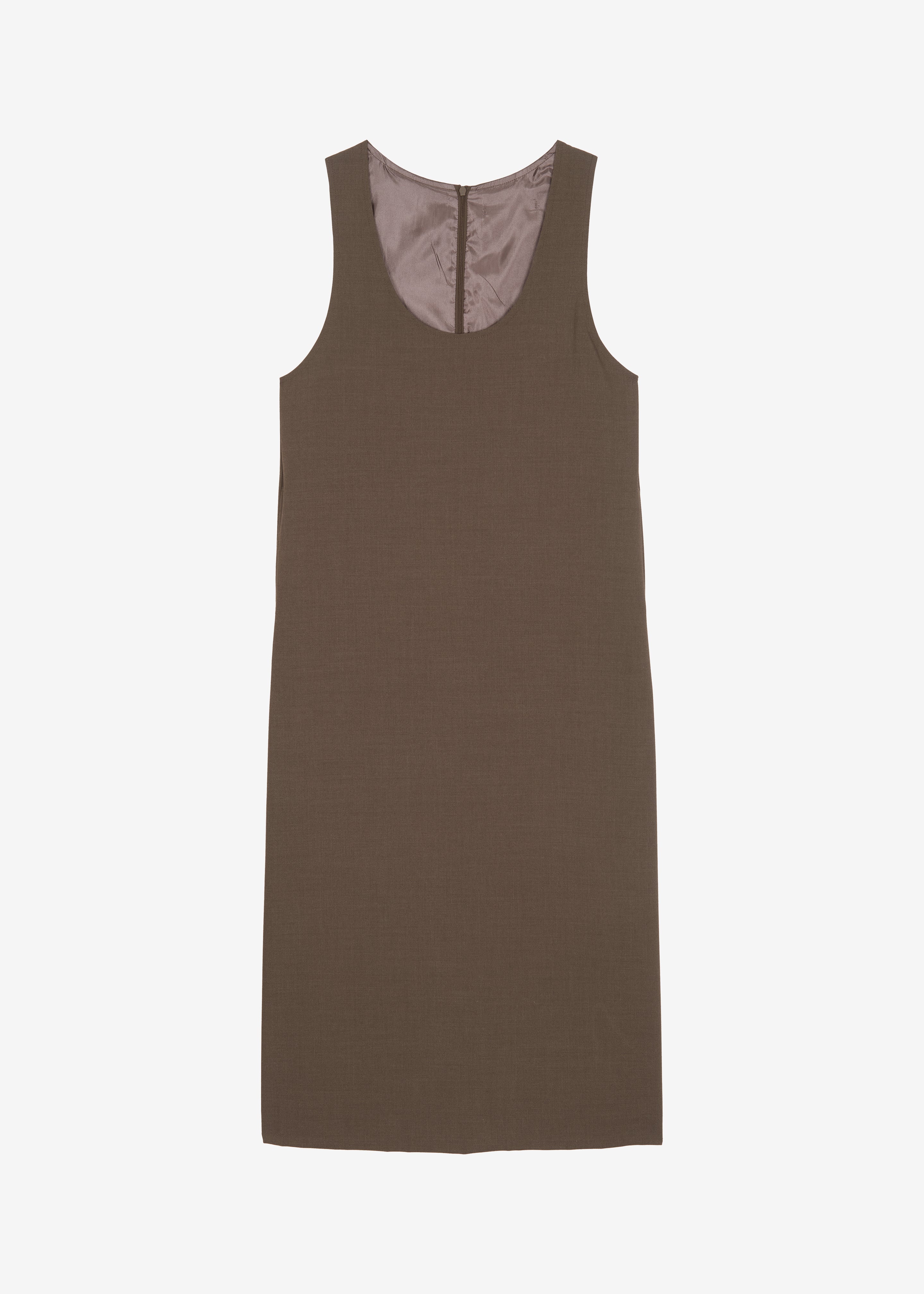 Kenmare Midi Dress - Brown - 6