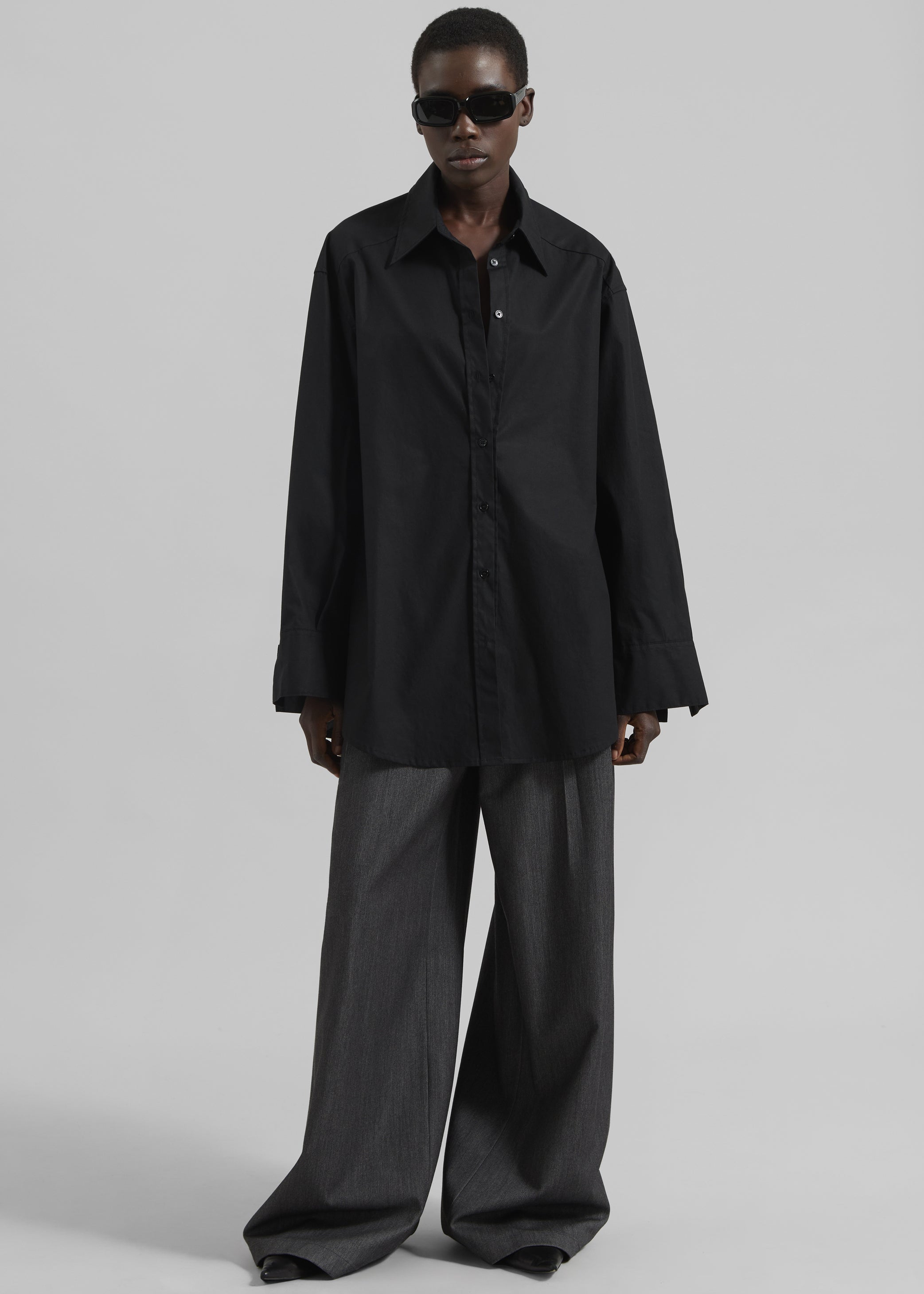 Shop the look image for Kent Button Up Shirt - Black