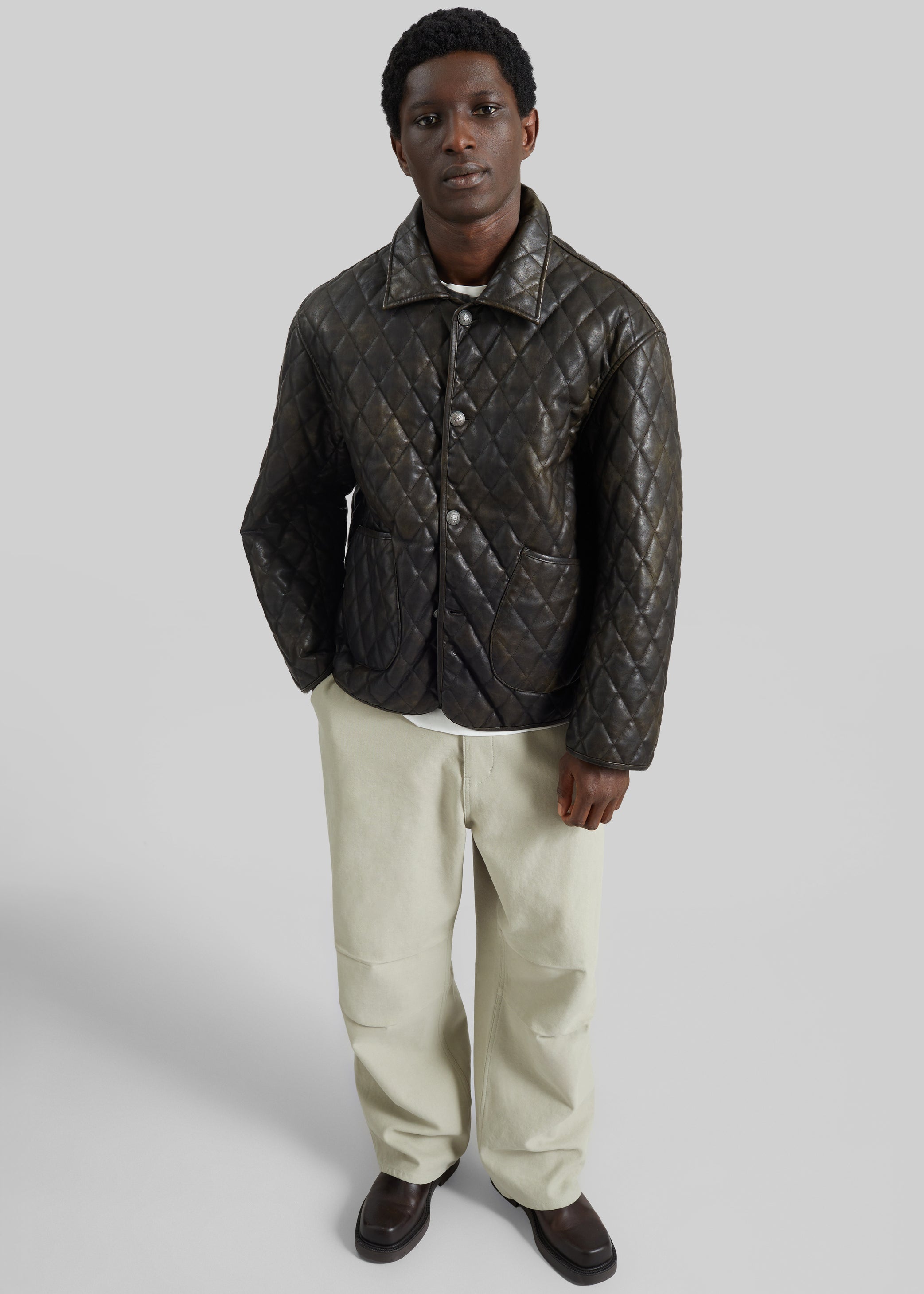 Shop the look image for Kenton Cotton Pants - Beige