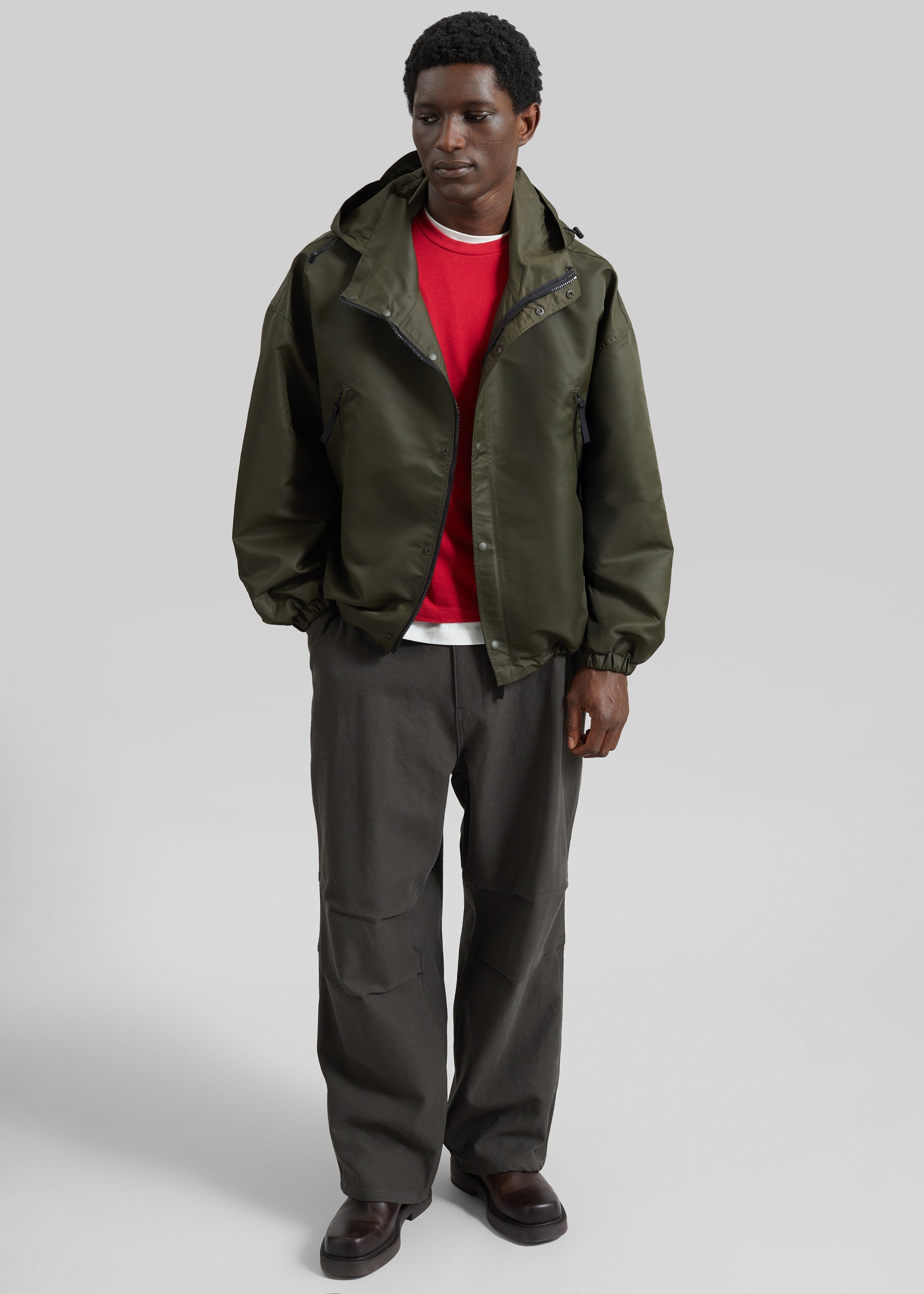 Shop the look image for Kenton Cotton Pants - Charcoal