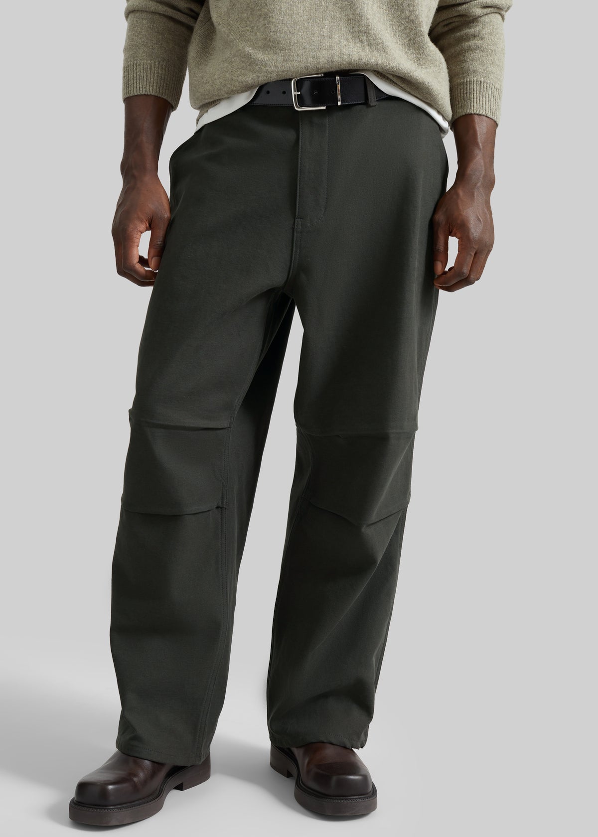 Kenton Cotton Pants - Charcoal - 2
