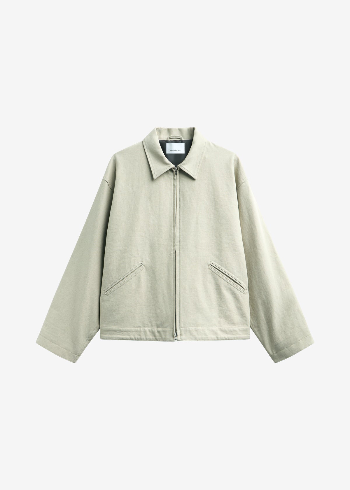 Kenton Cotton Zip Jacket - Beige - 13