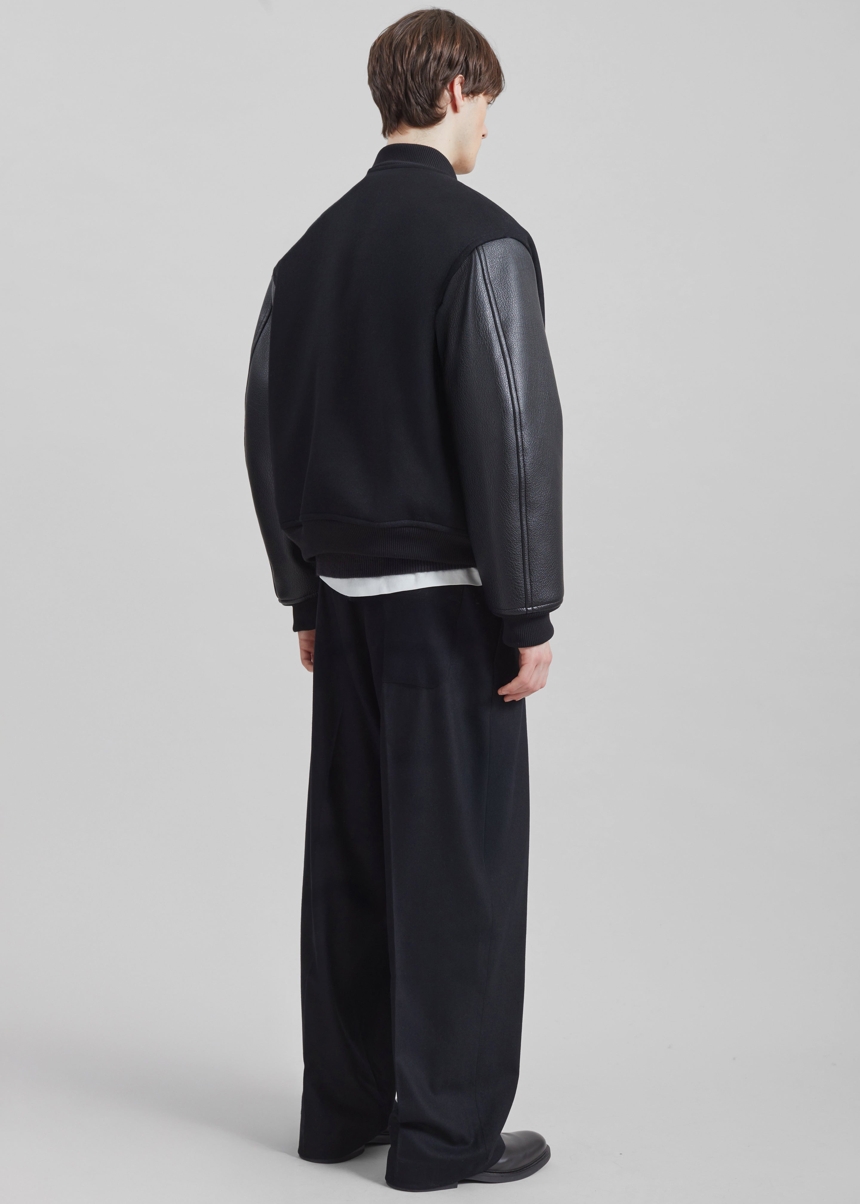 Kerava Oversized Bomber Jacket - Black - 8