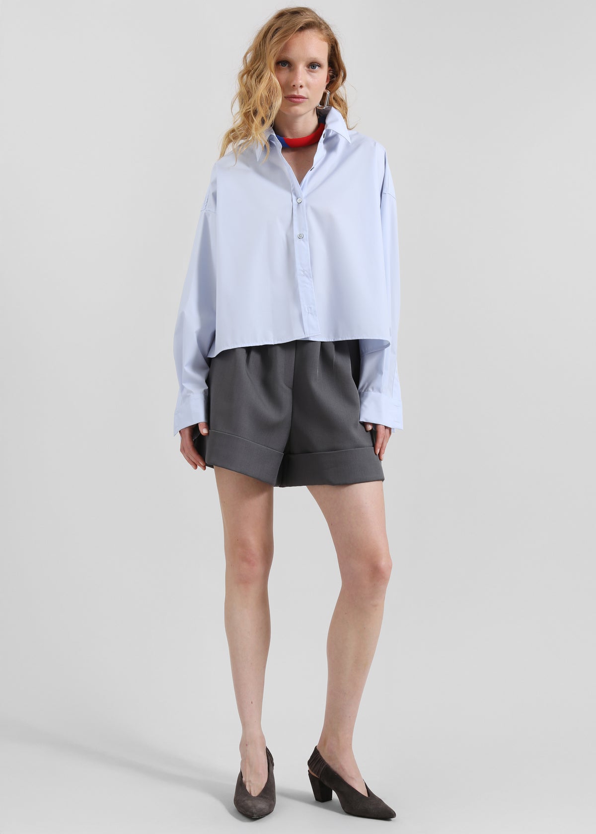 Kersey Boxy Shirt - Sky Blue - 7