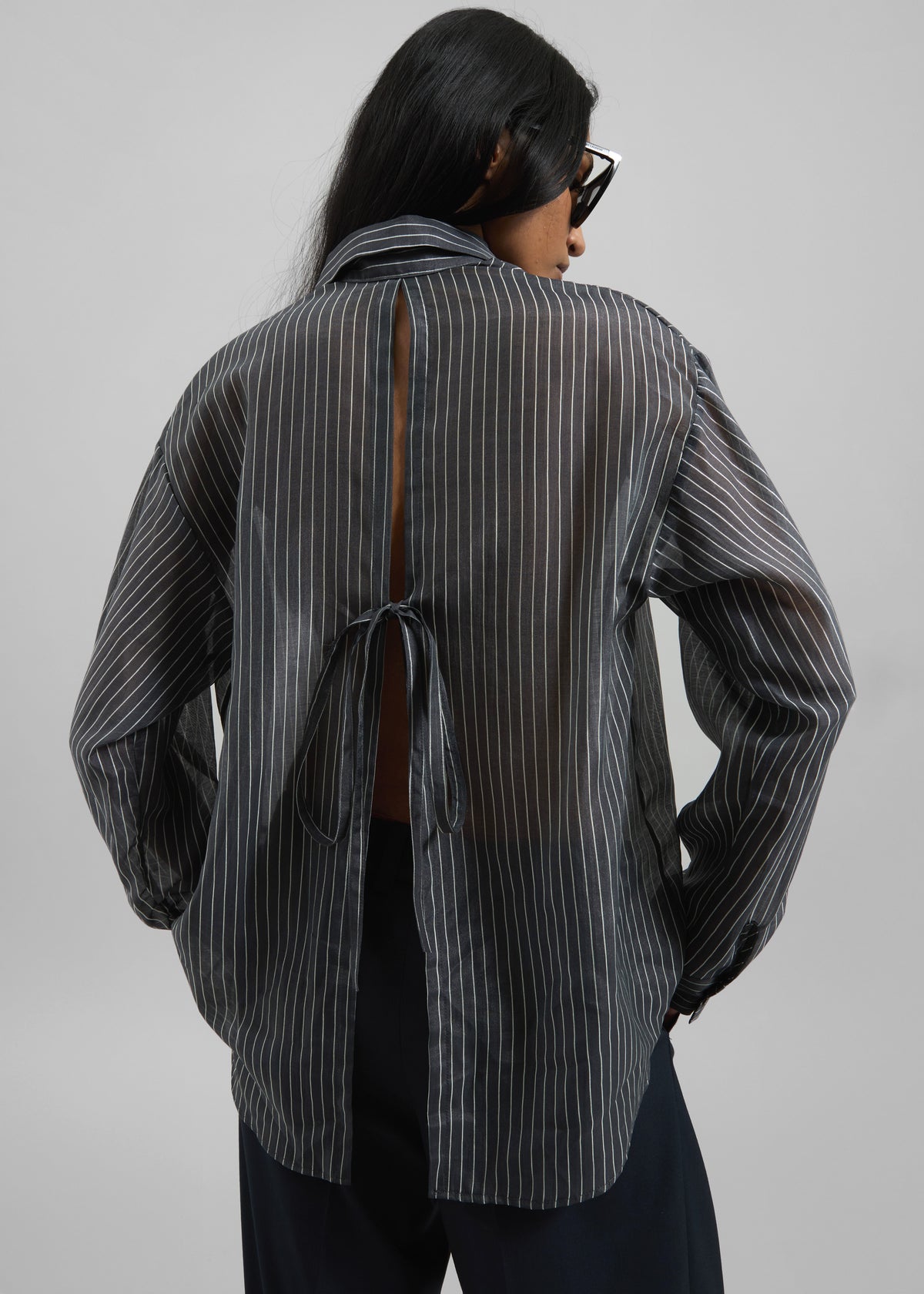 open back dress shirt Kesin Open Back Shirt