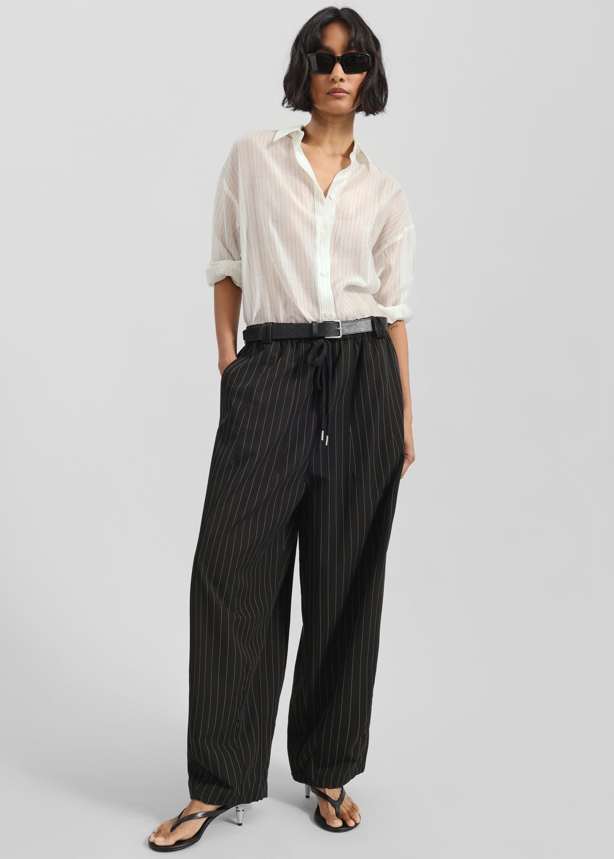 open back dress shirt Cotton Poplin Open-Back Shirt Dress