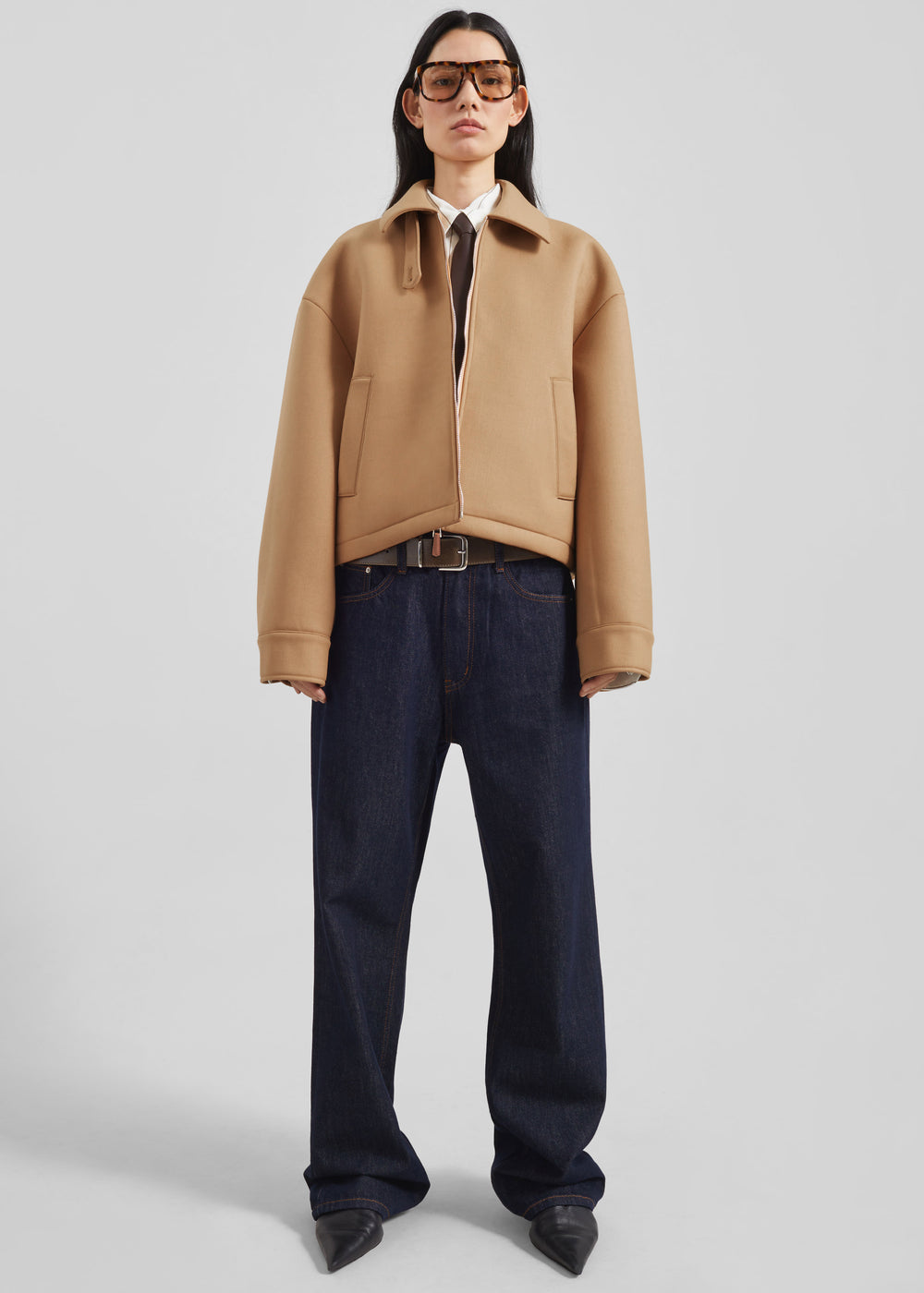 Keston Boxy Jacket - Camel - 1