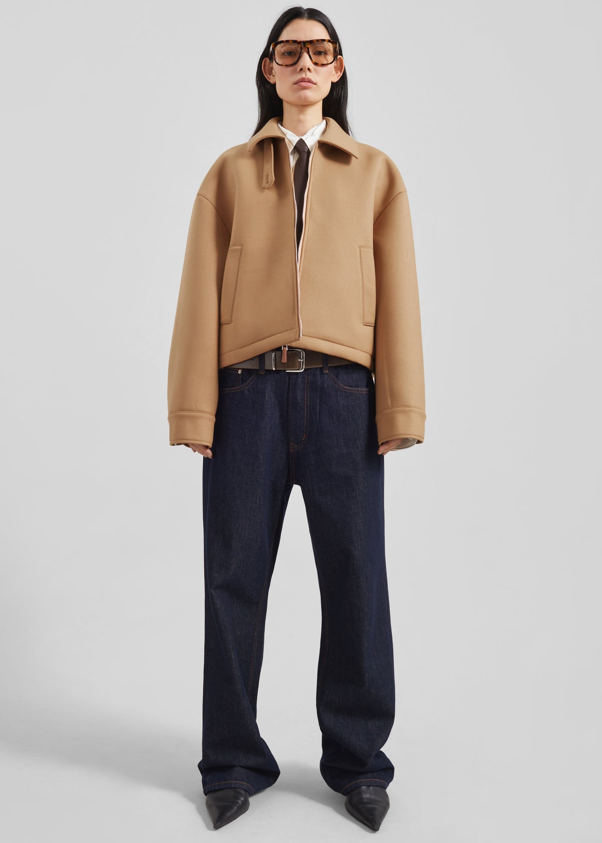 Keston Boxy Jacket - Camel - 2